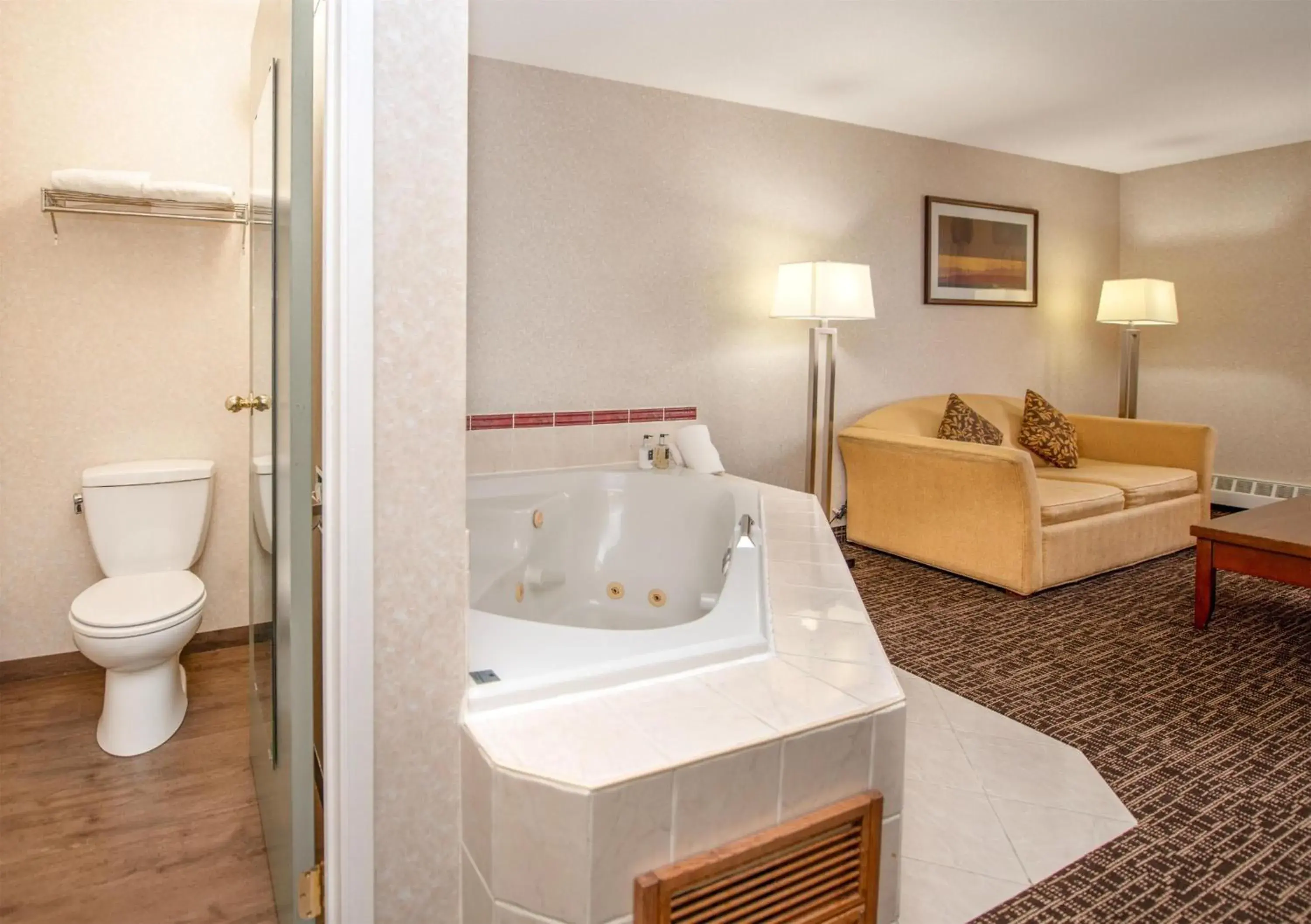 Bathroom in Coast Fort St John Hotel Bathroom in Coast Fort St John Hotel