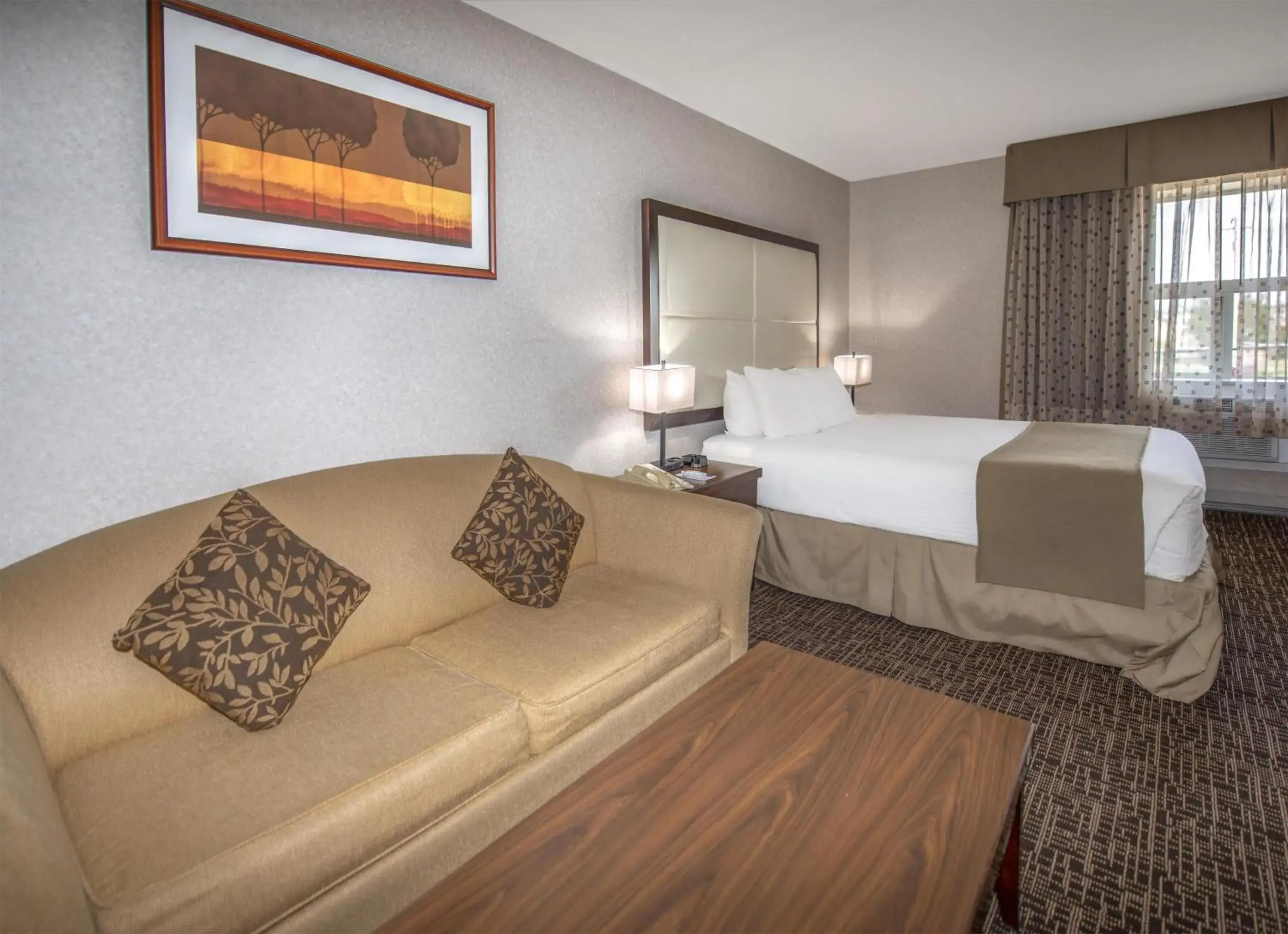 Bedroom, Bed in Coast Fort St John Hotel Bedroom, Bed in Coast Fort St John Hotel