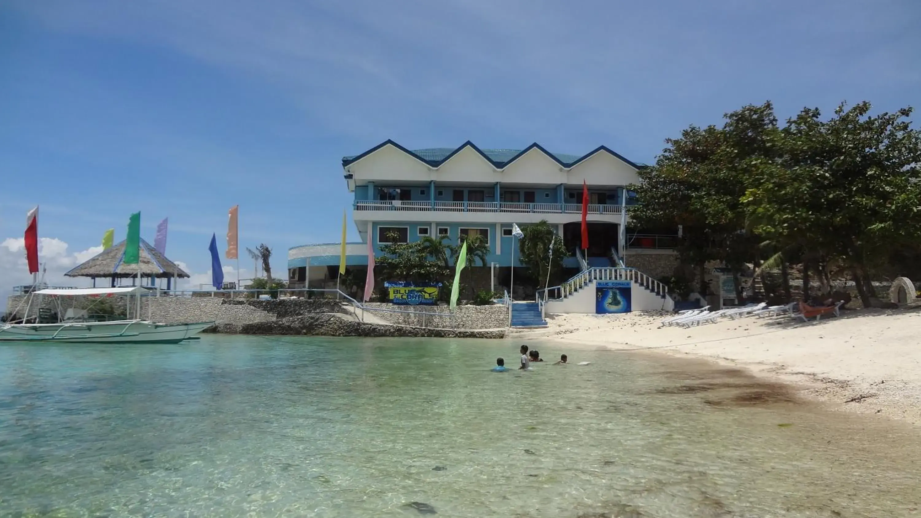 Property building in Blue Corals Beach Resort Property building in Blue Corals Beach Resort