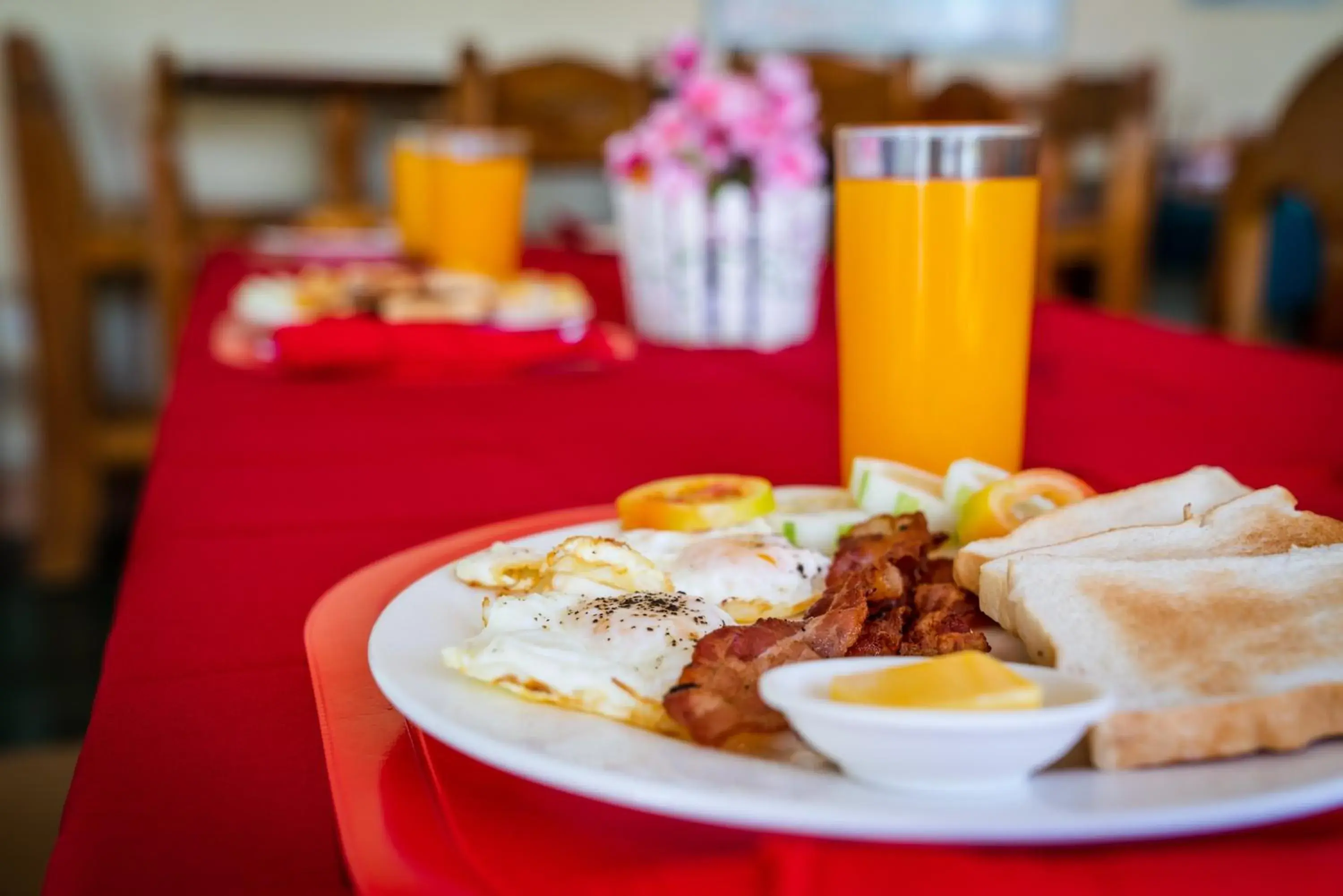 Breakfast in Blue Corals Beach Resort Breakfast in Blue Corals Beach Resort