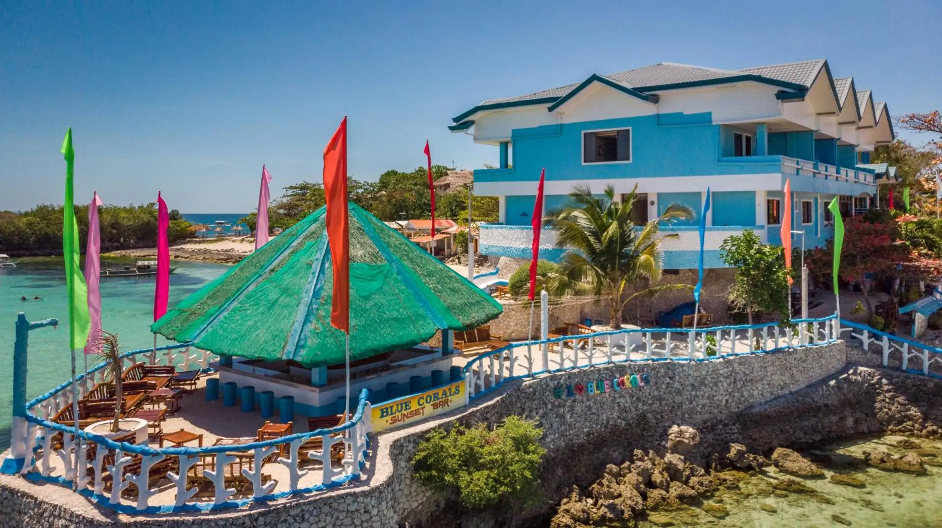 Property building in Blue Corals Beach Resort Property building in Blue Corals Beach Resort