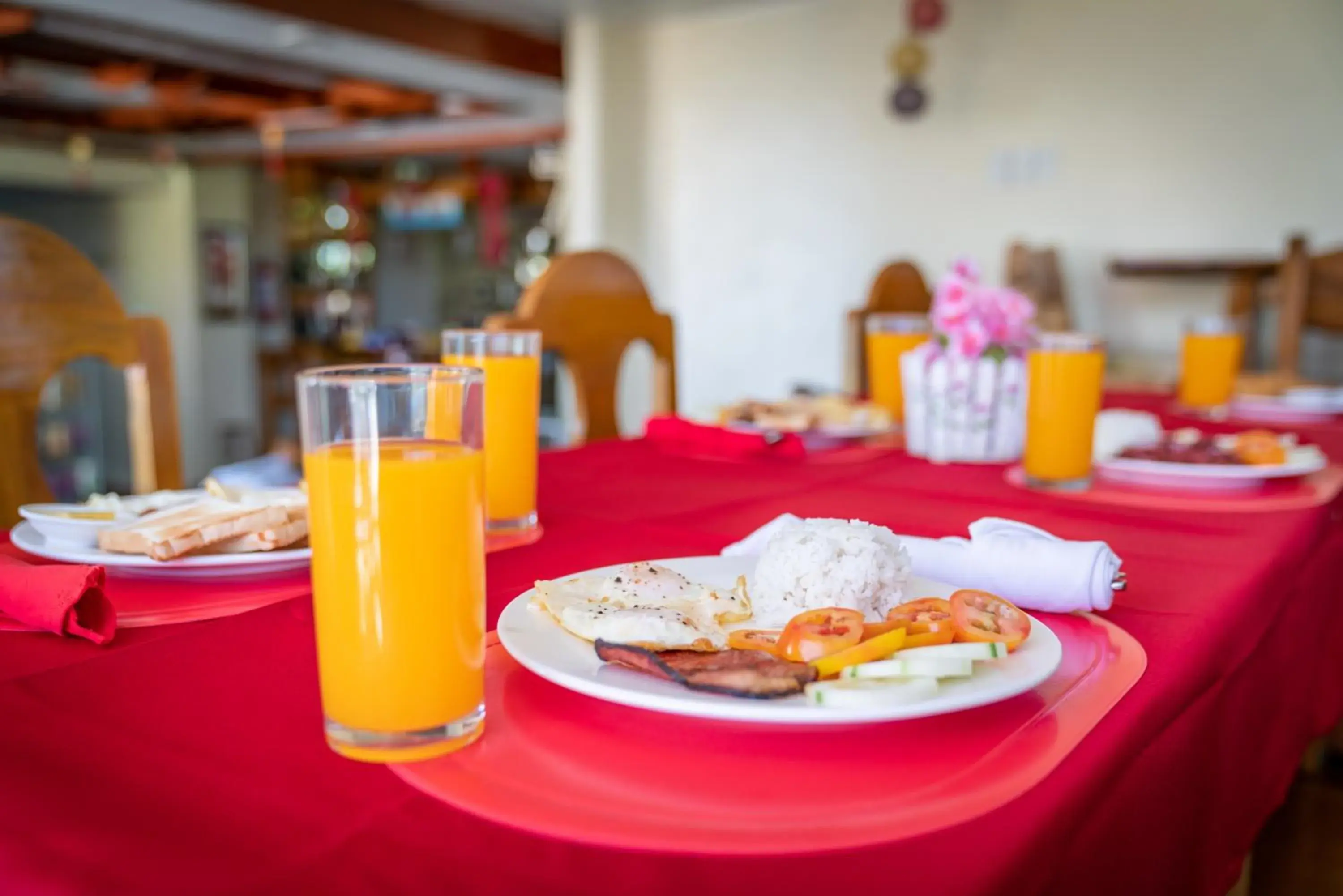 Breakfast in Blue Corals Beach Resort Breakfast in Blue Corals Beach Resort