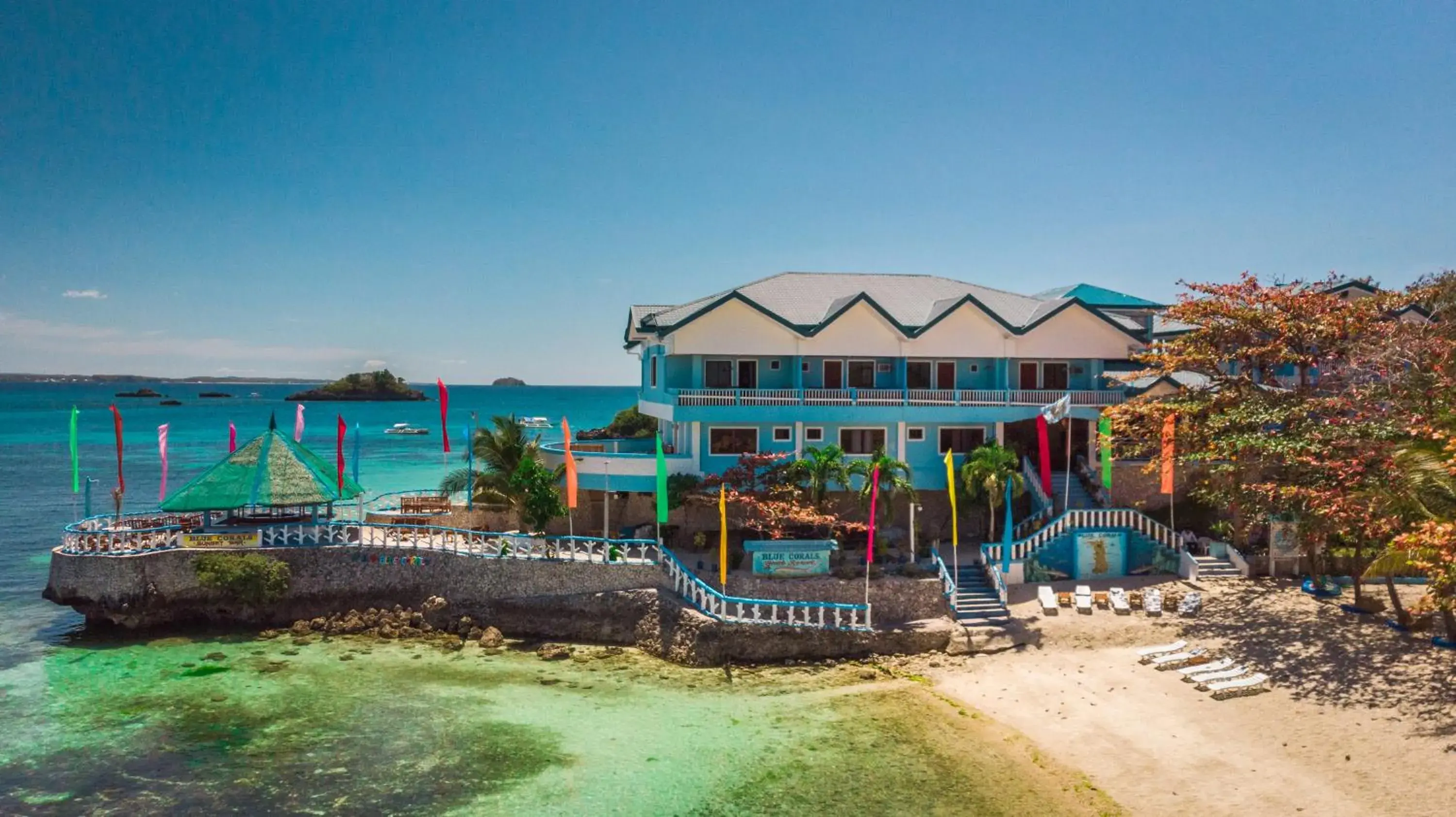 Property building in Blue Corals Beach Resort Property building in Blue Corals Beach Resort