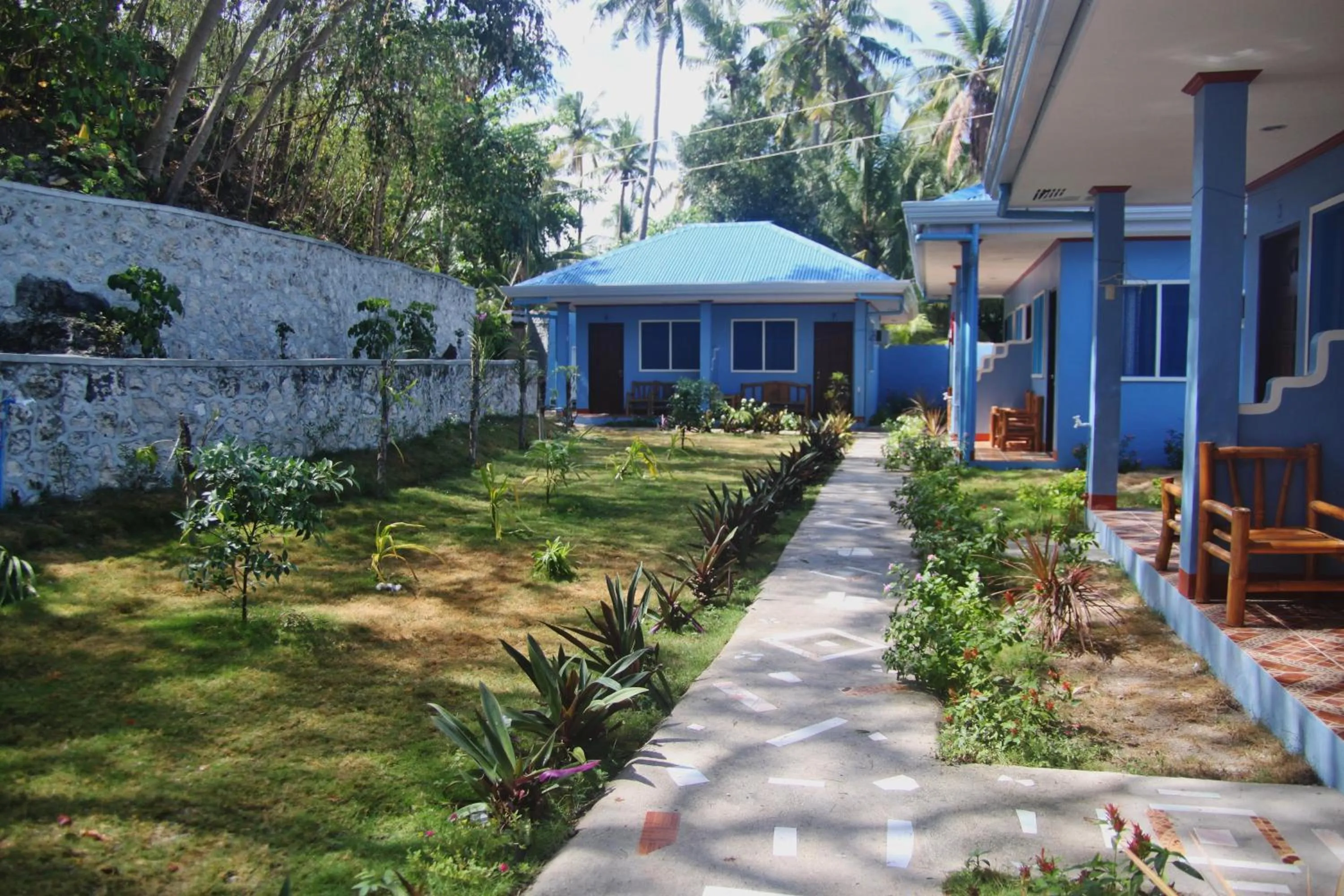 Patio in Blue Corals Beach Resort