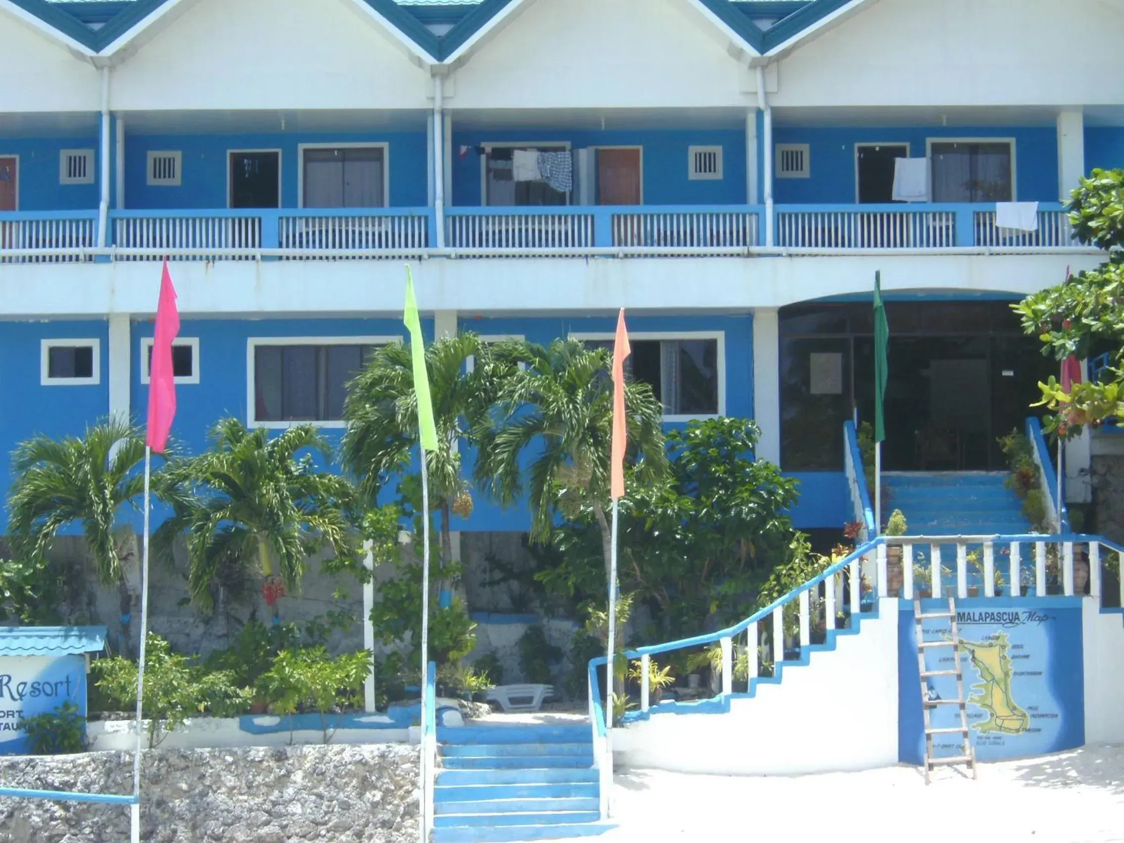 Facade/entrance in Blue Corals Beach Resort Facade/entrance in Blue Corals Beach Resort