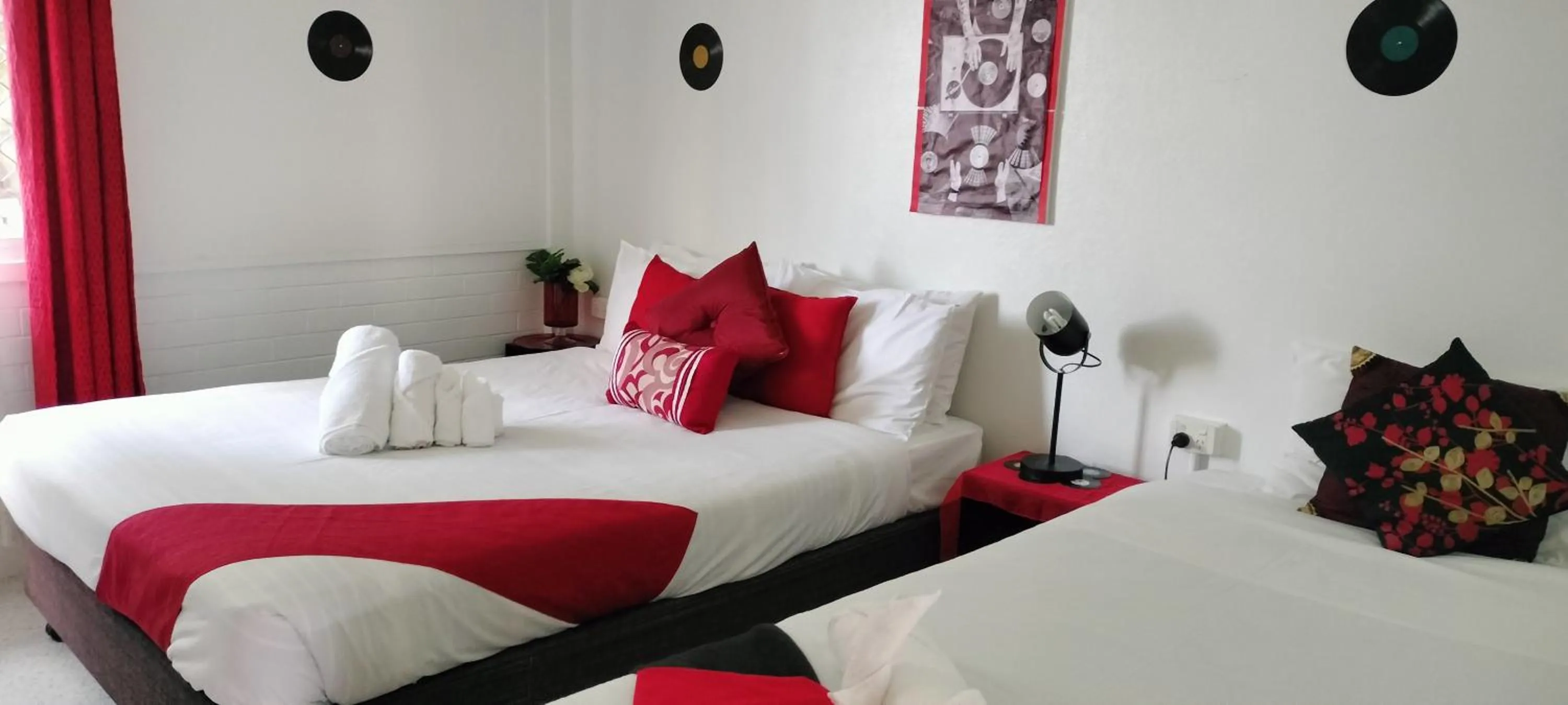 Bed in Nationwide Motel