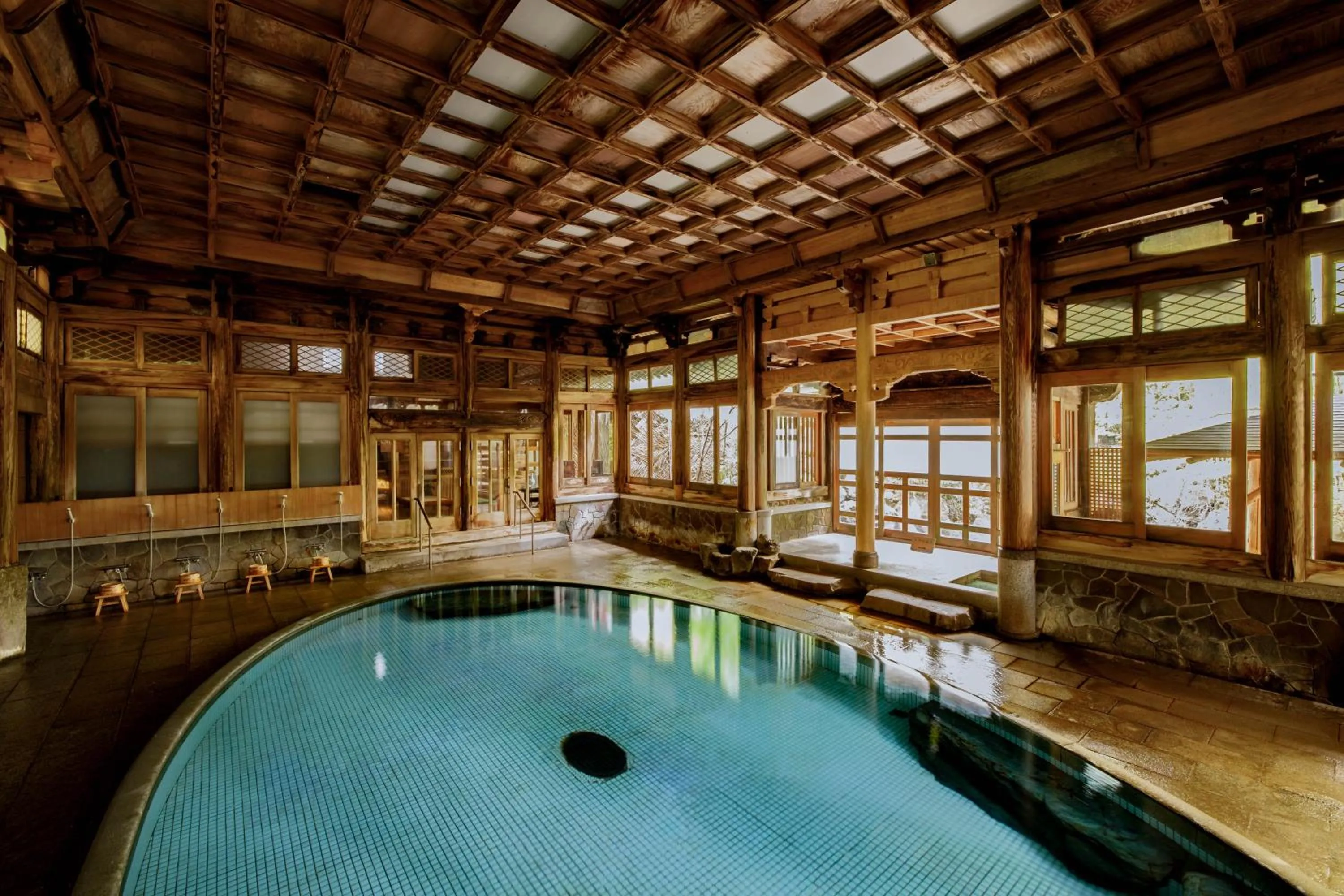 Hot Spring Bath in Kamei no Yu