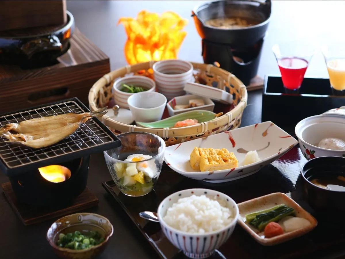 Breakfast in Kamei no Yu