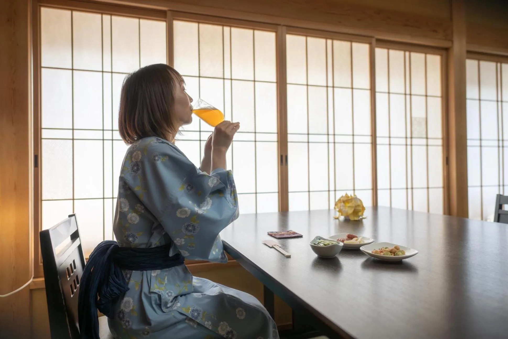 Photo of the whole room in Kamei no Yu