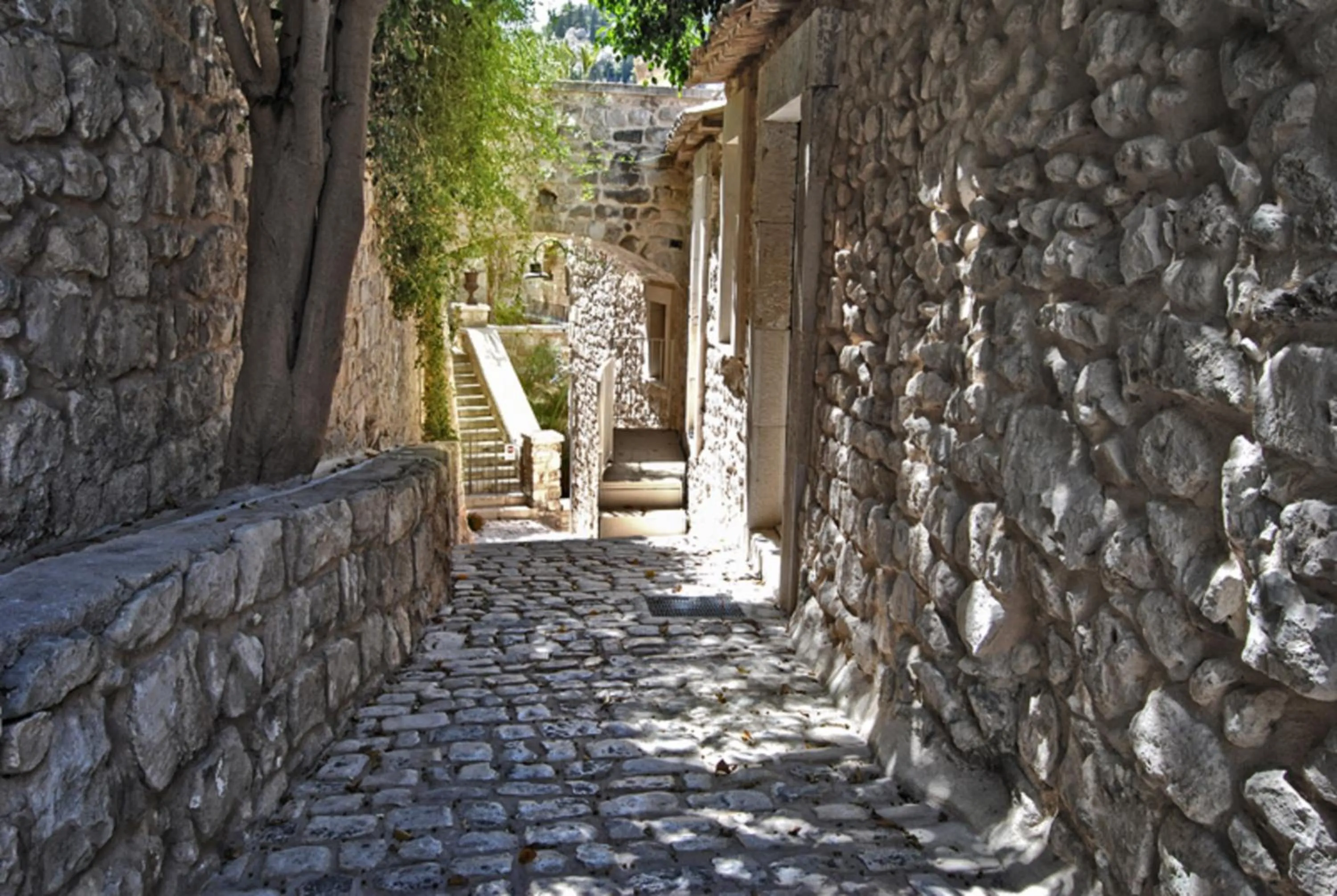 Inner courtyard view in Borgo Hedone