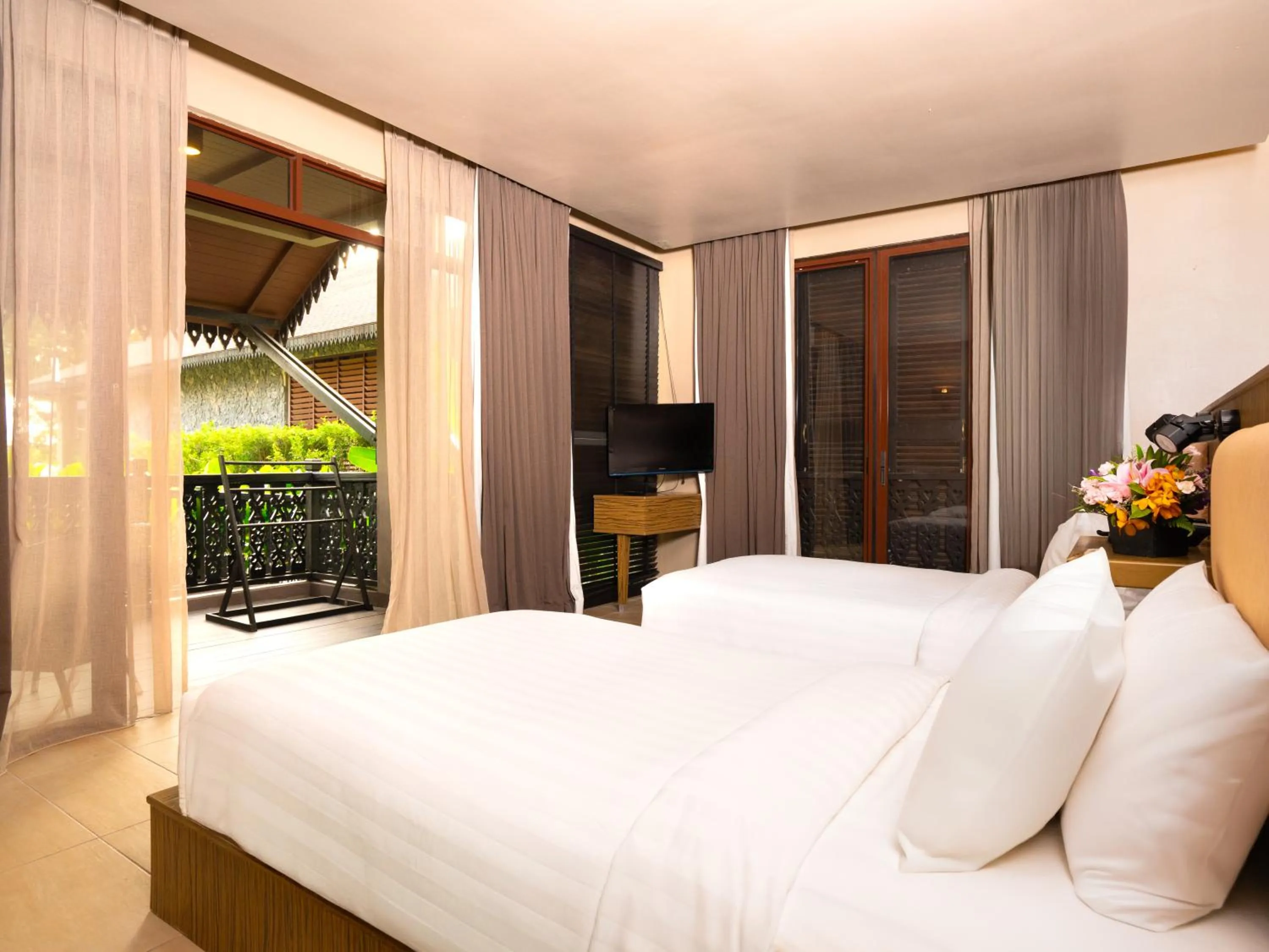 Bed in Ombak Villa Langkawi