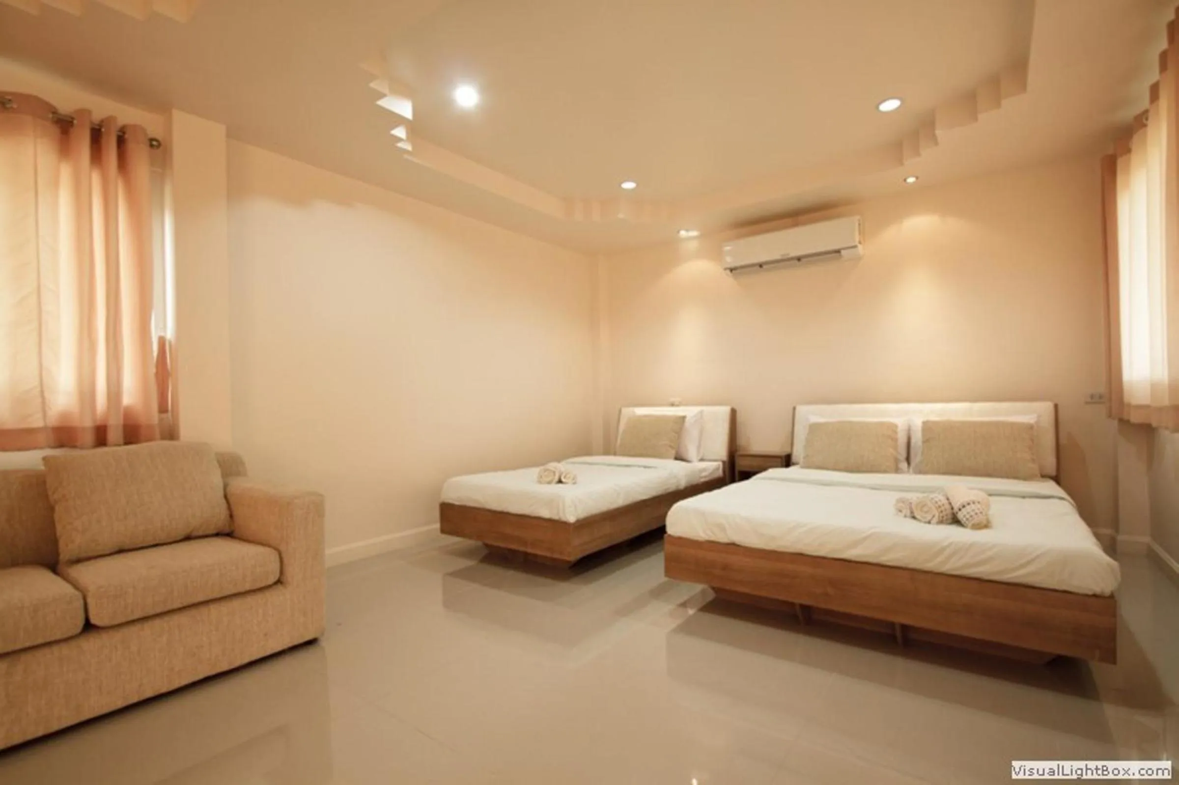 Bed in Yura Kiri Resort Khao Yai