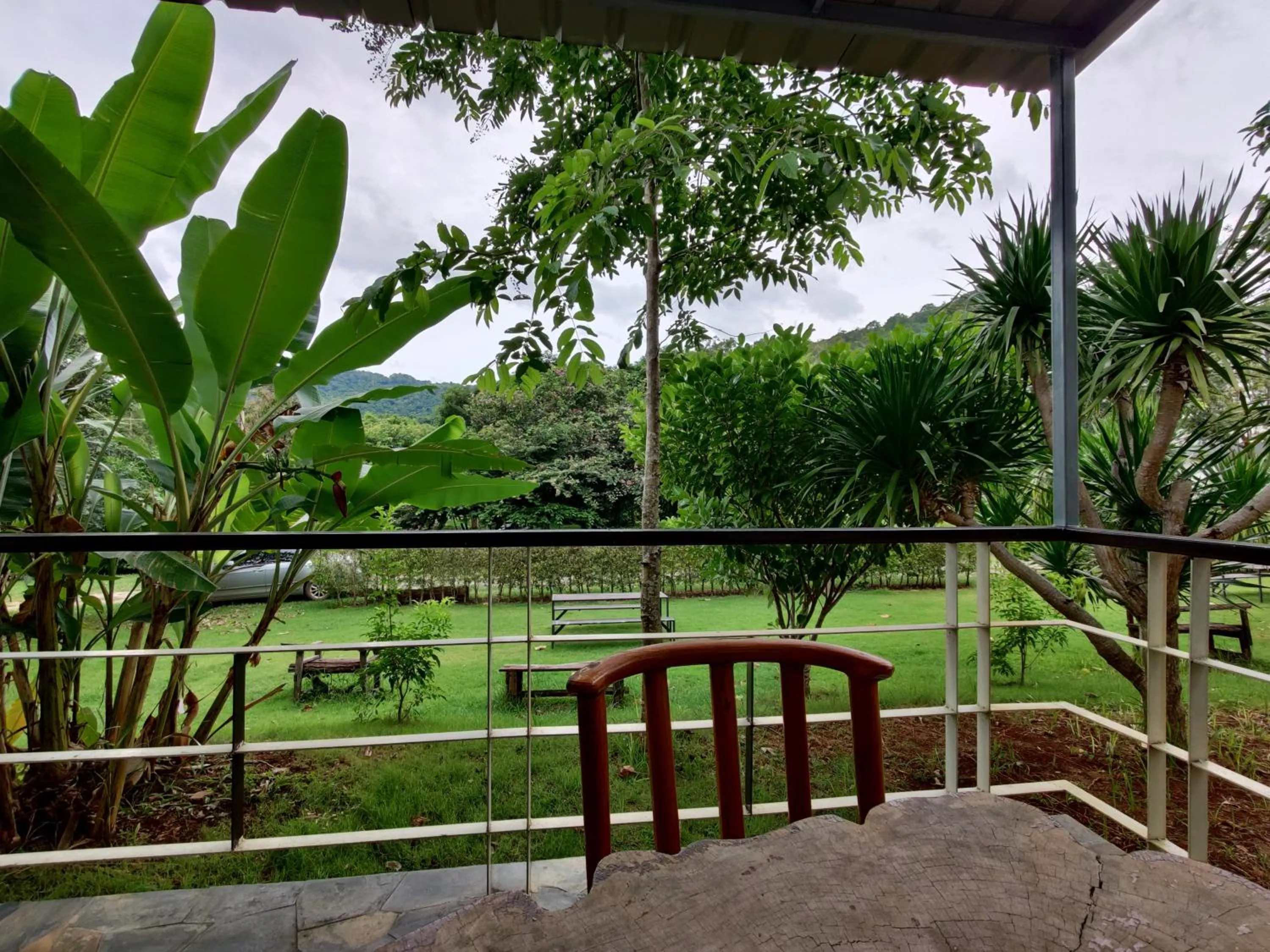 Balcony/Terrace in Yura Kiri Resort Khao Yai