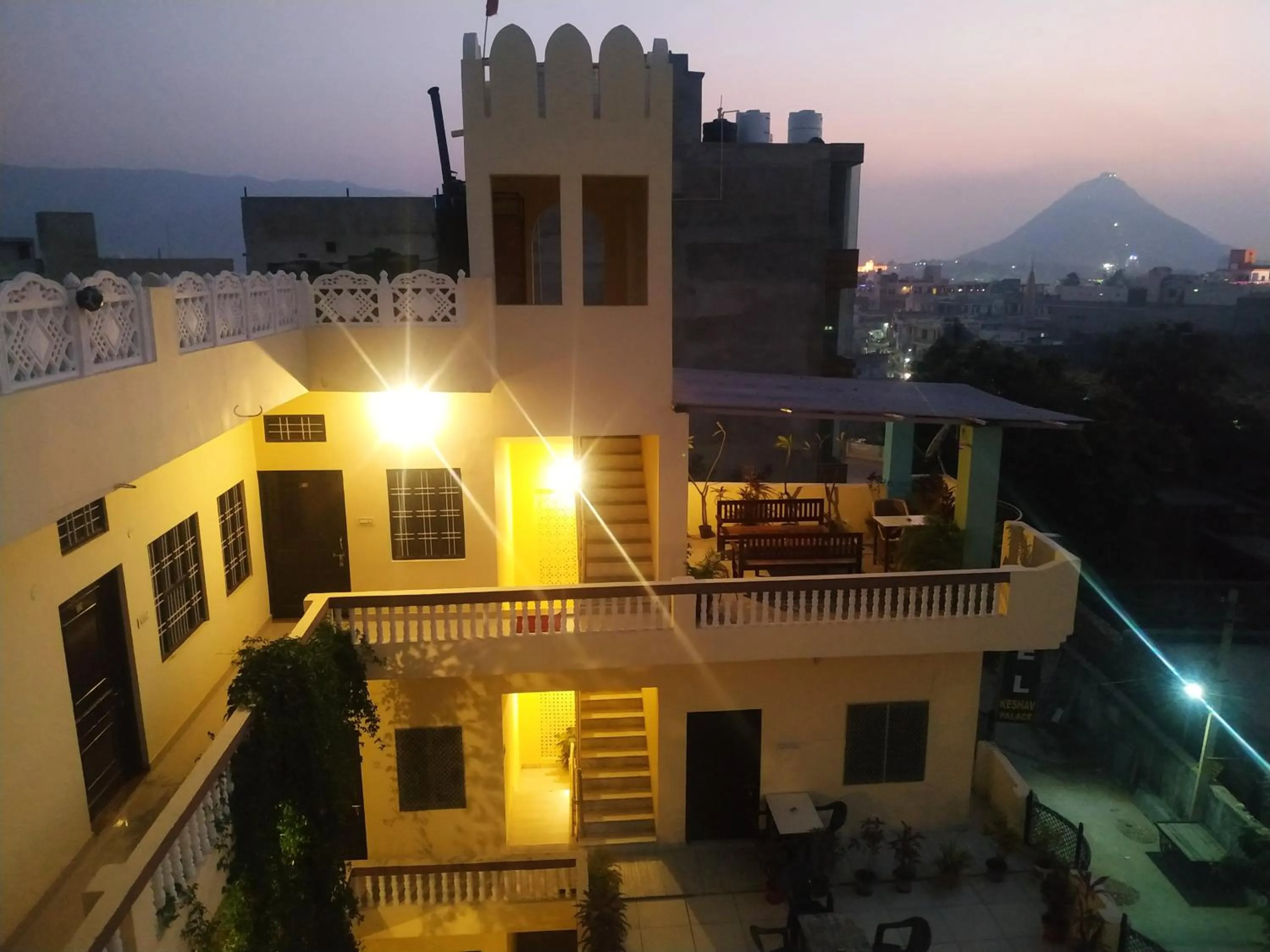City view in Keshav Palace -A Family Homestay