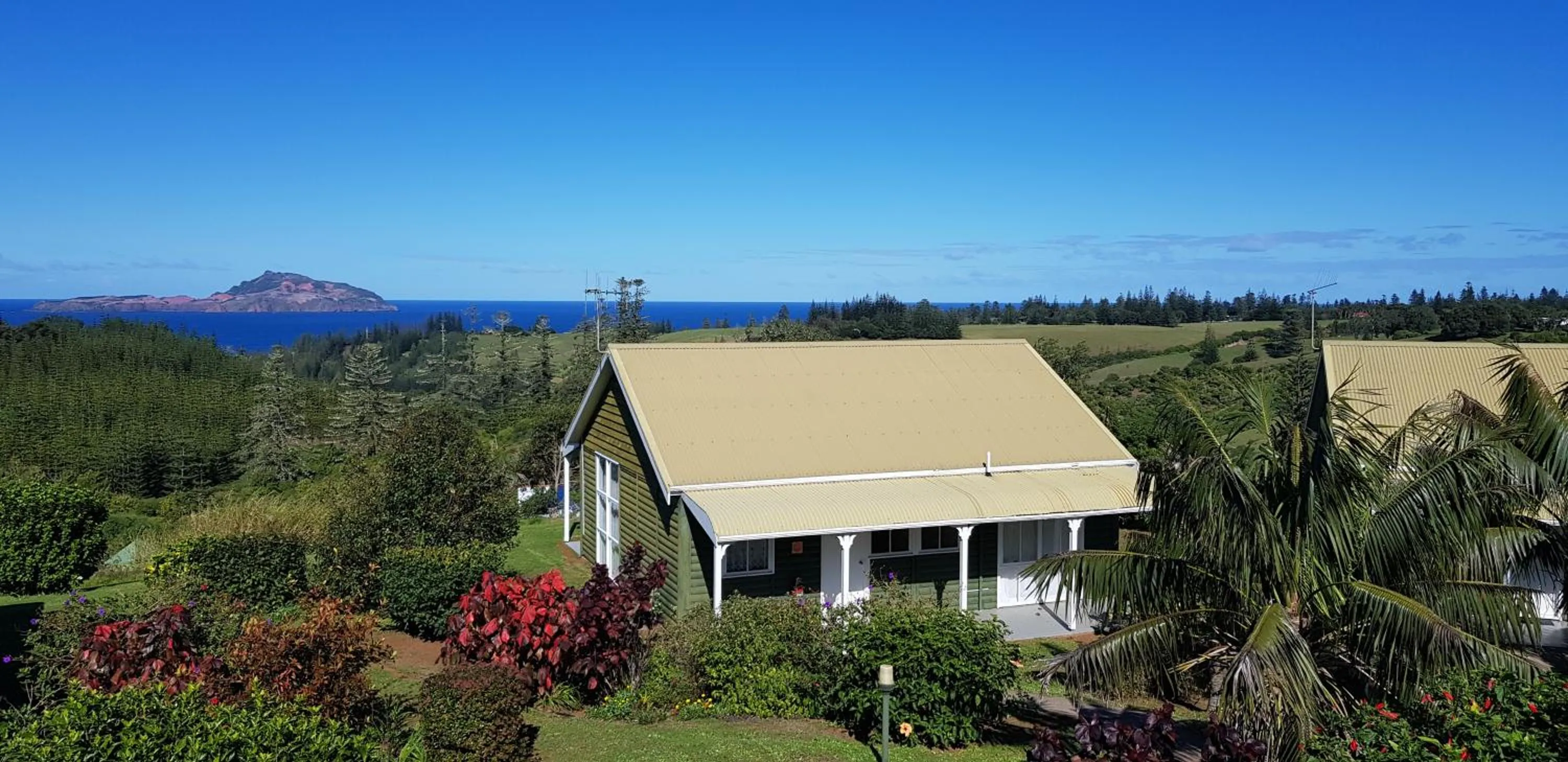 Bird's eye view in Seaview Norfolk Island