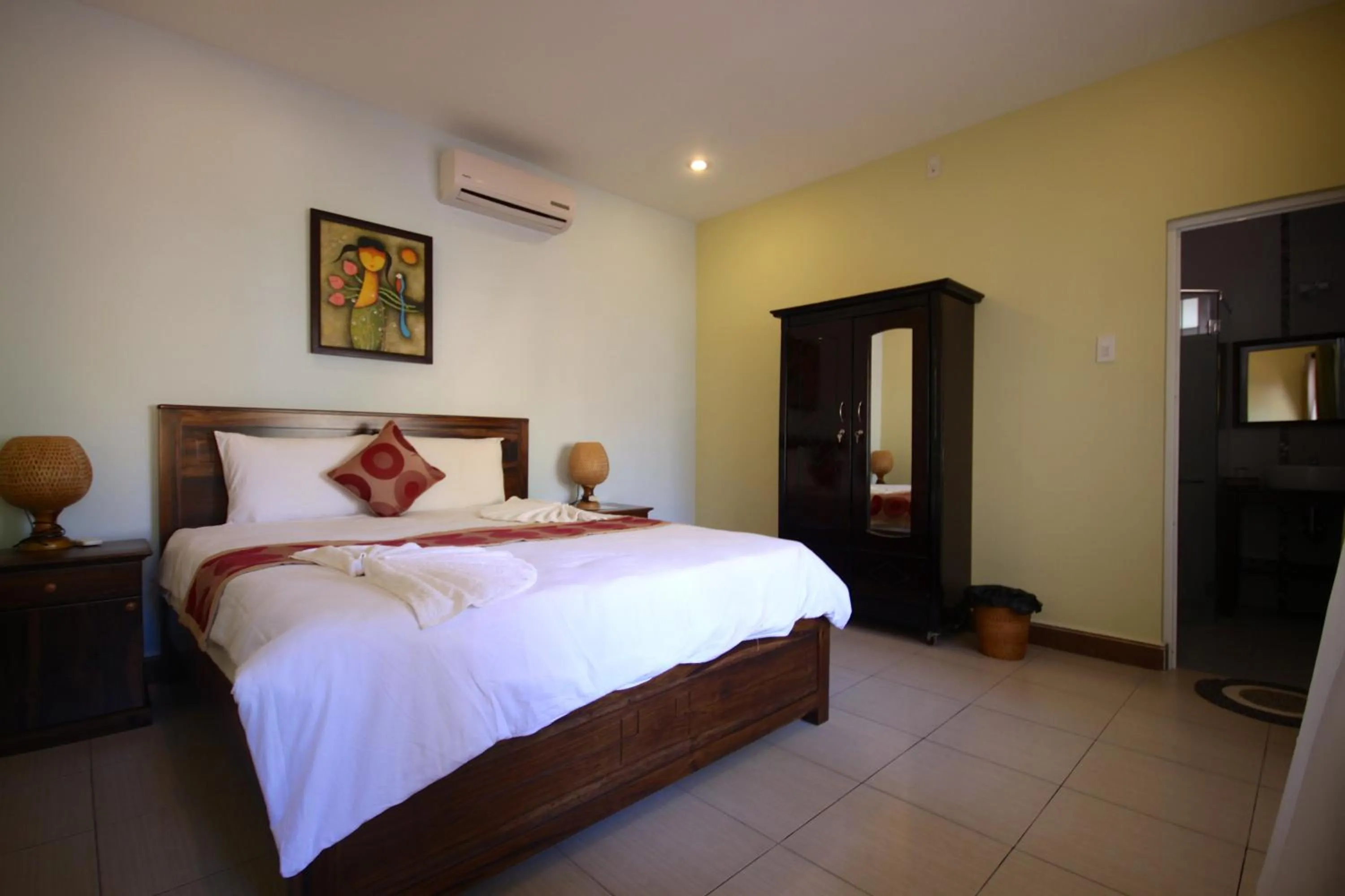 Bed in Xin Chao Hotel