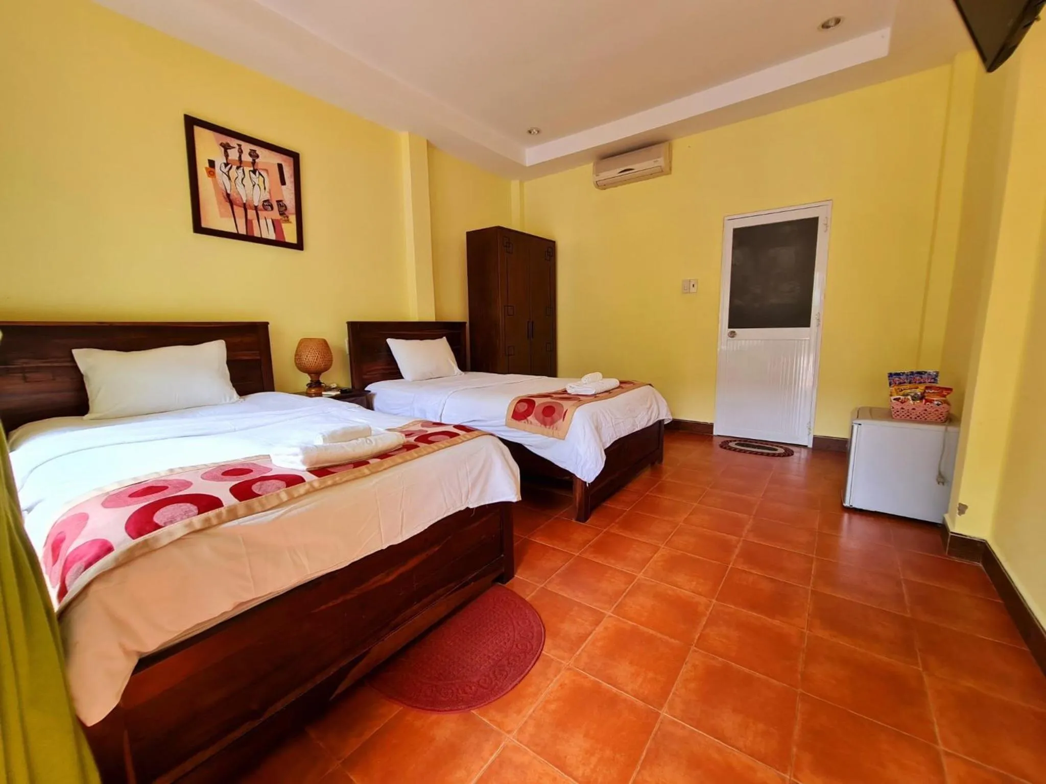 Bed in Xin Chao Hotel