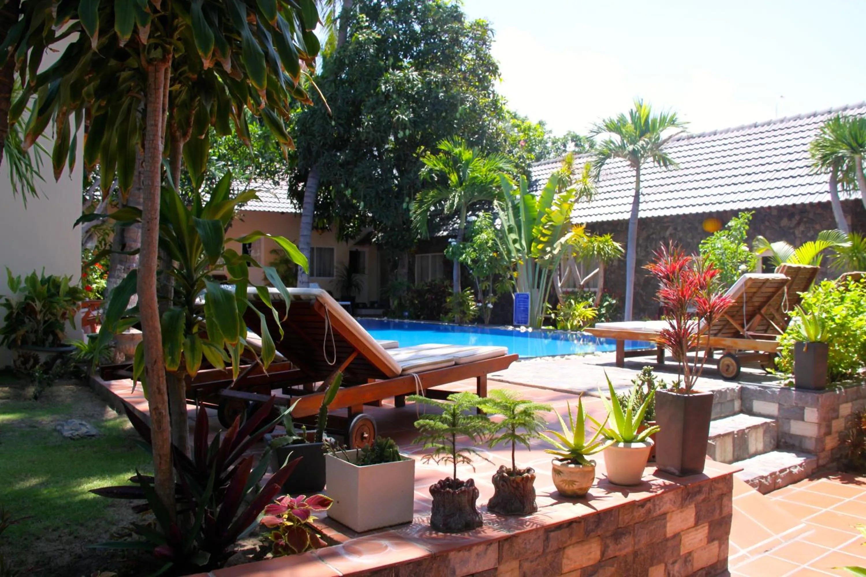 Swimming pool in Xin Chao Hotel