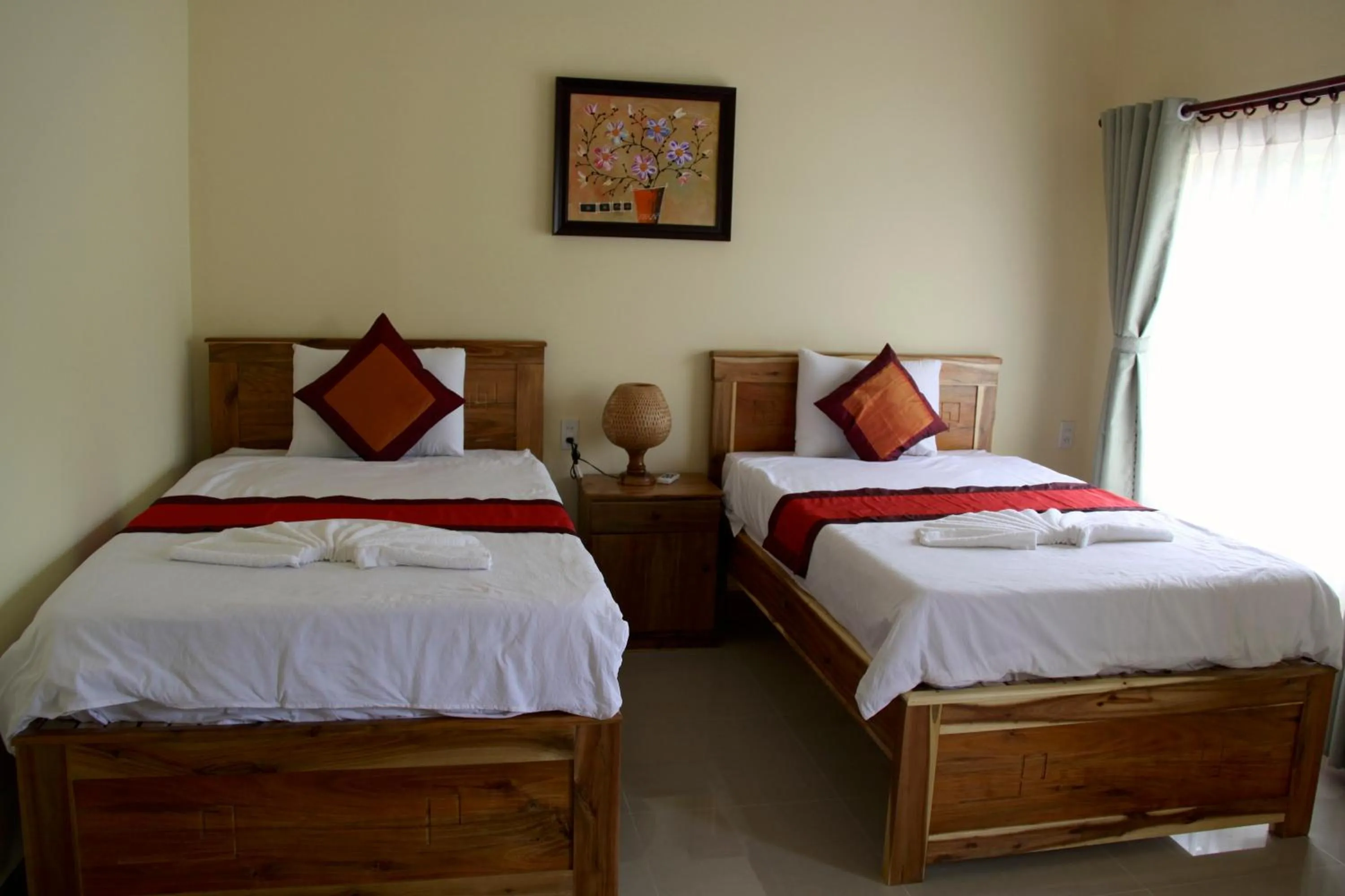Bed in Xin Chao Hotel