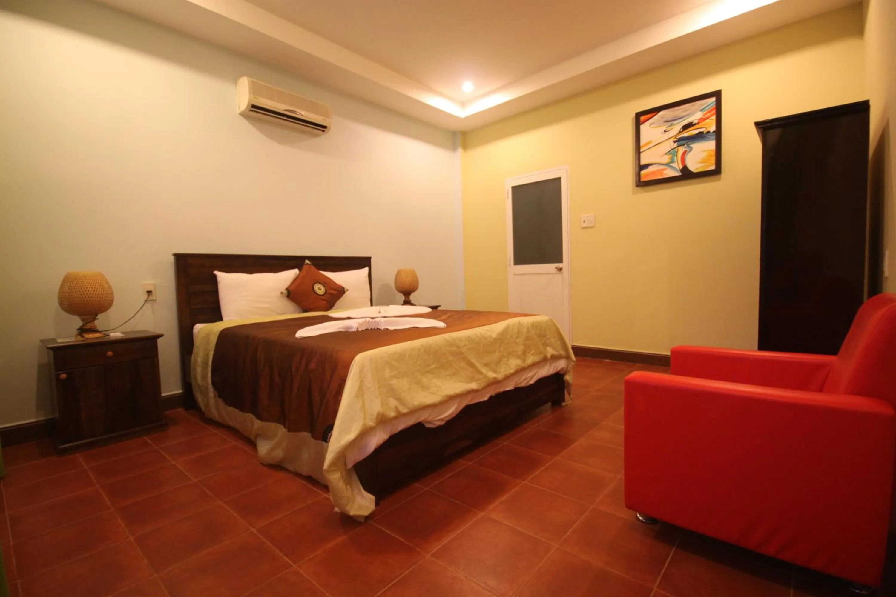Bed in Xin Chao Hotel