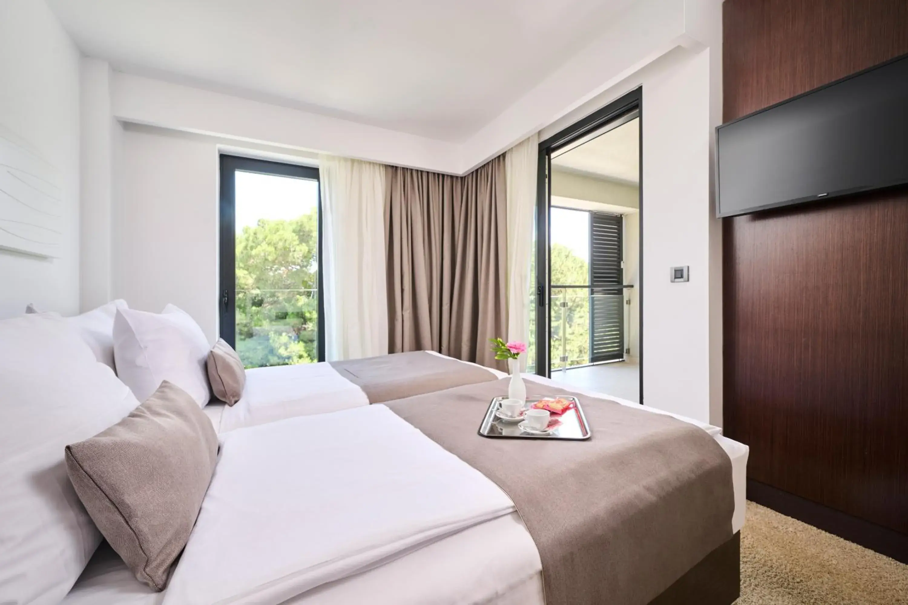 Bed in Hotel Parentium Plava Laguna Bed in Hotel Parentium Plava Laguna