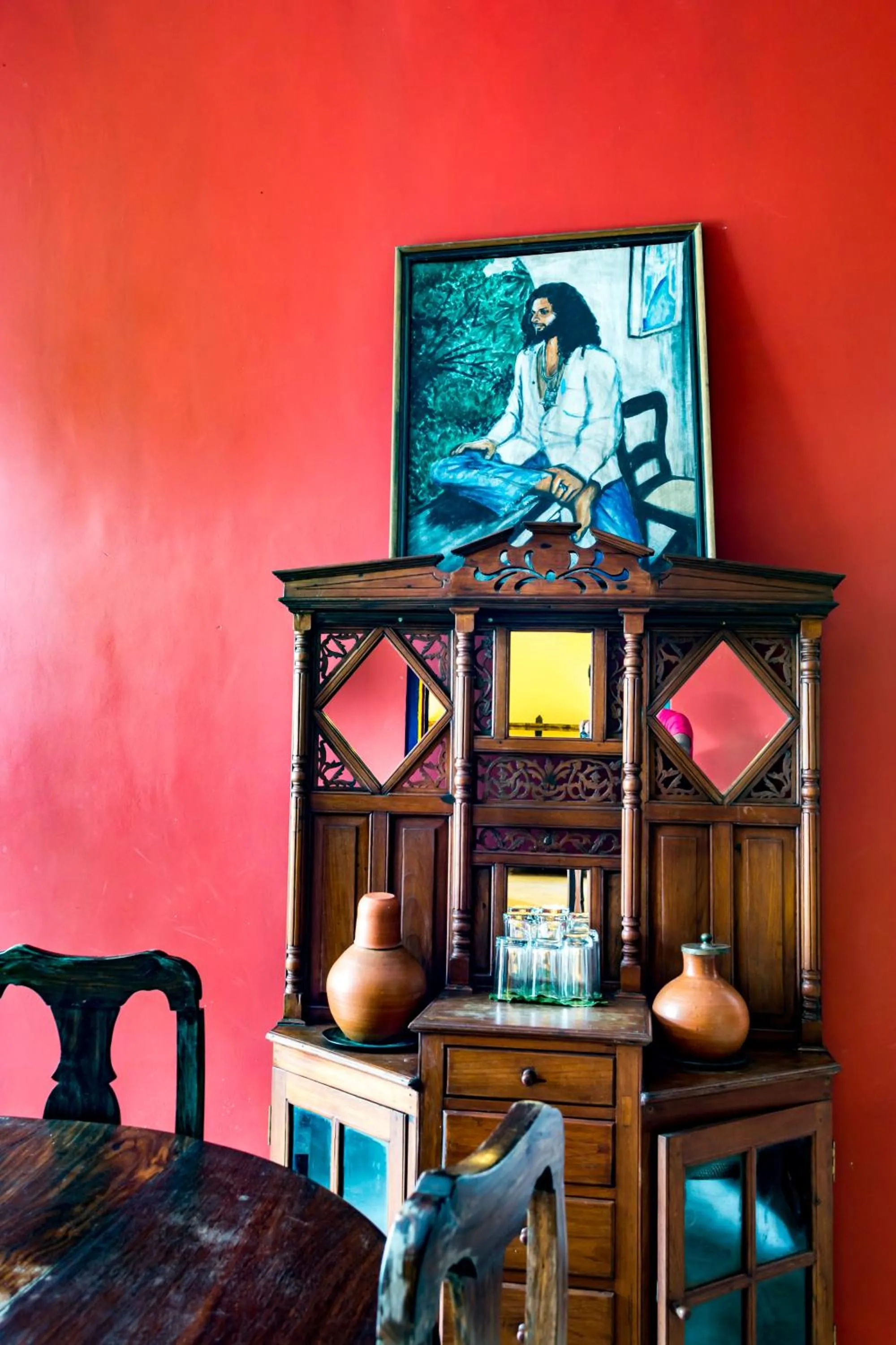 Living room in The Kandy Samadhicentre