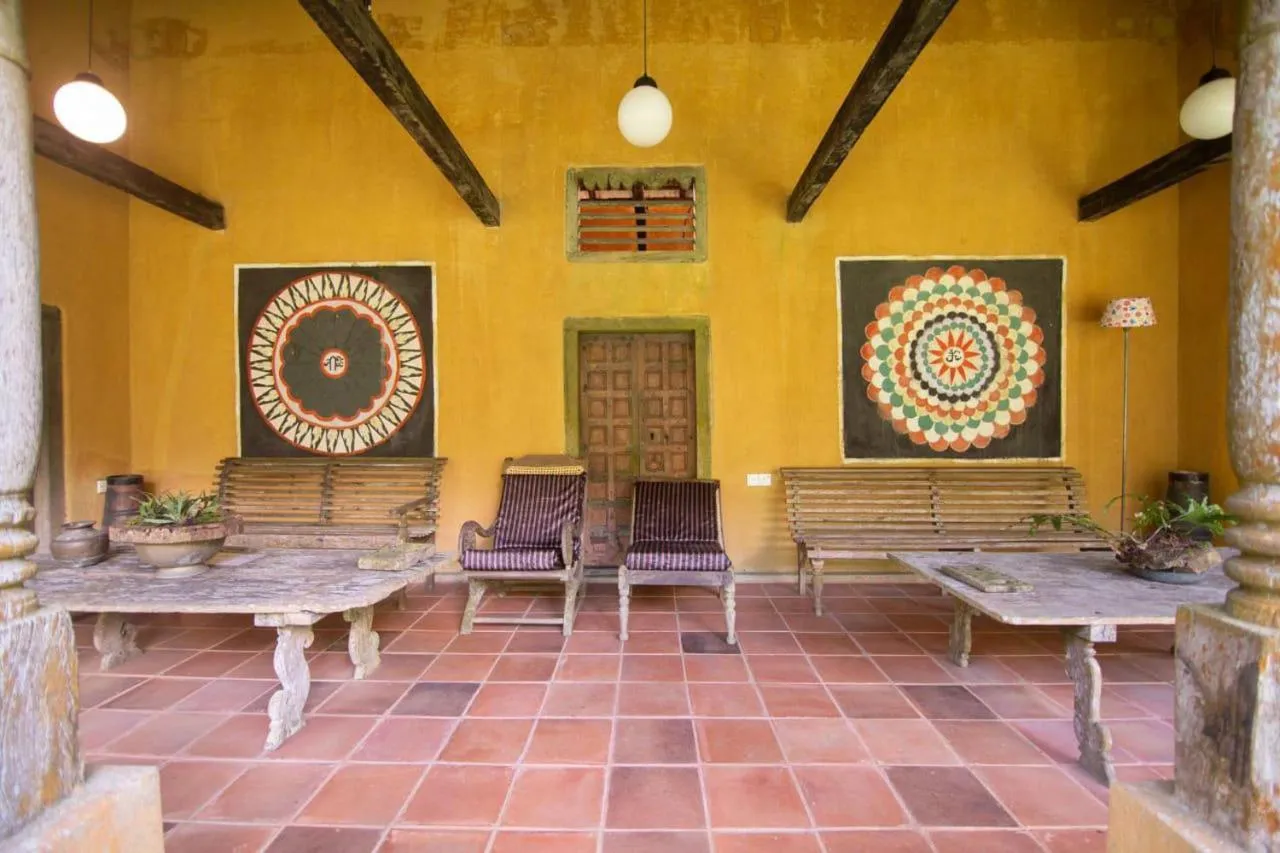Patio in The Kandy Samadhicentre