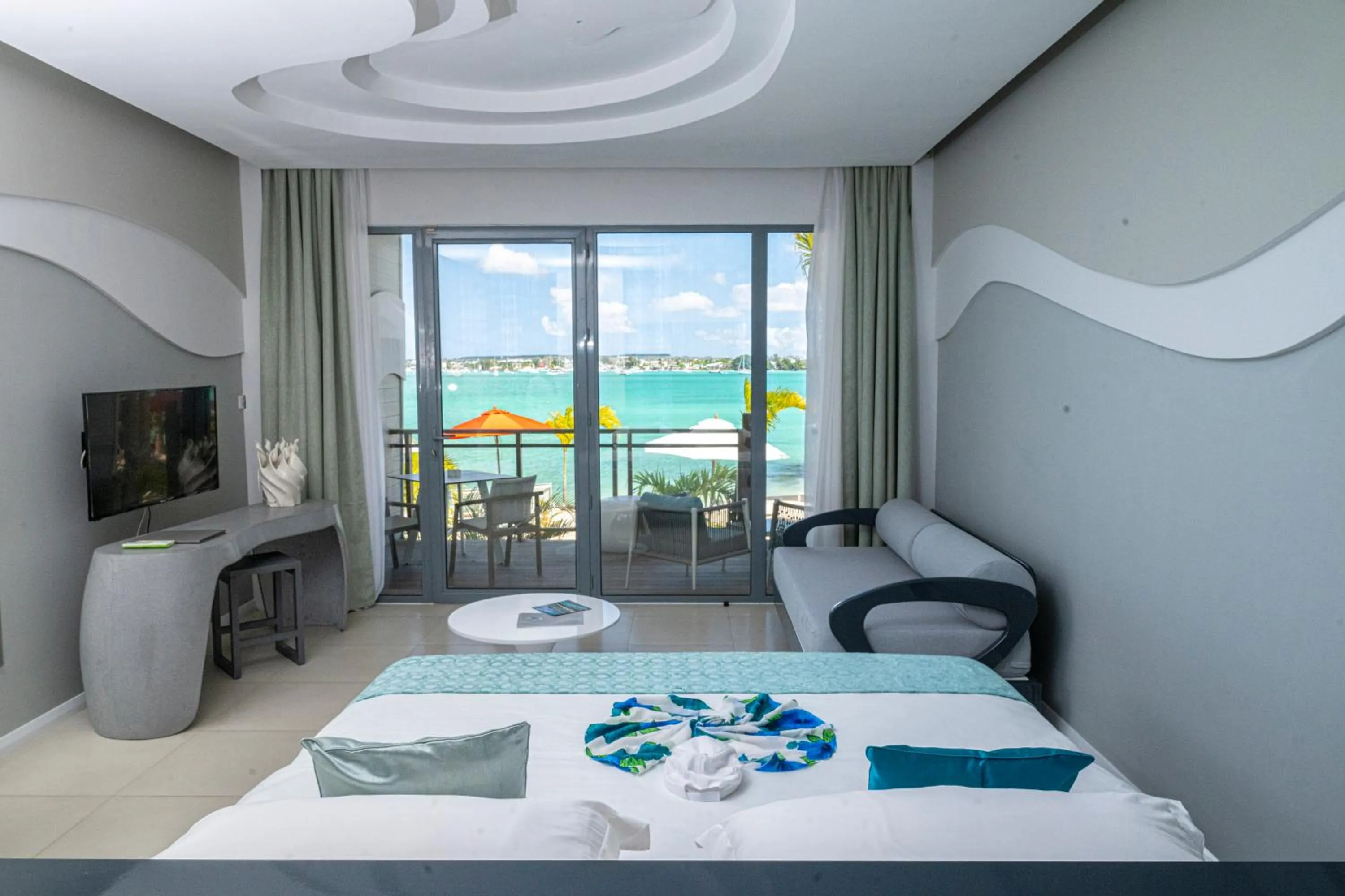 Bed in Baystone Boutique Hotel & Spa