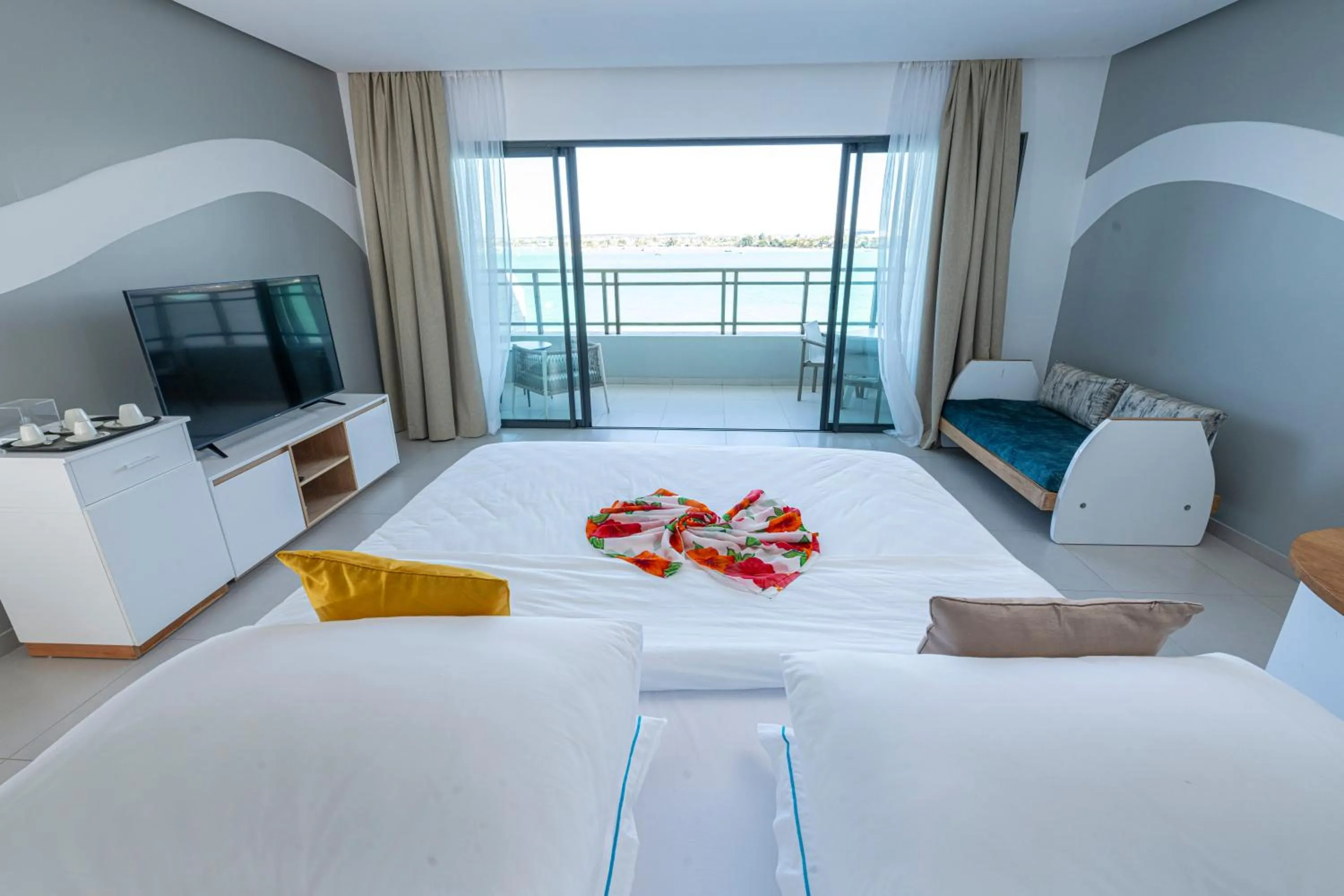 Bed in Baystone Boutique Hotel & Spa