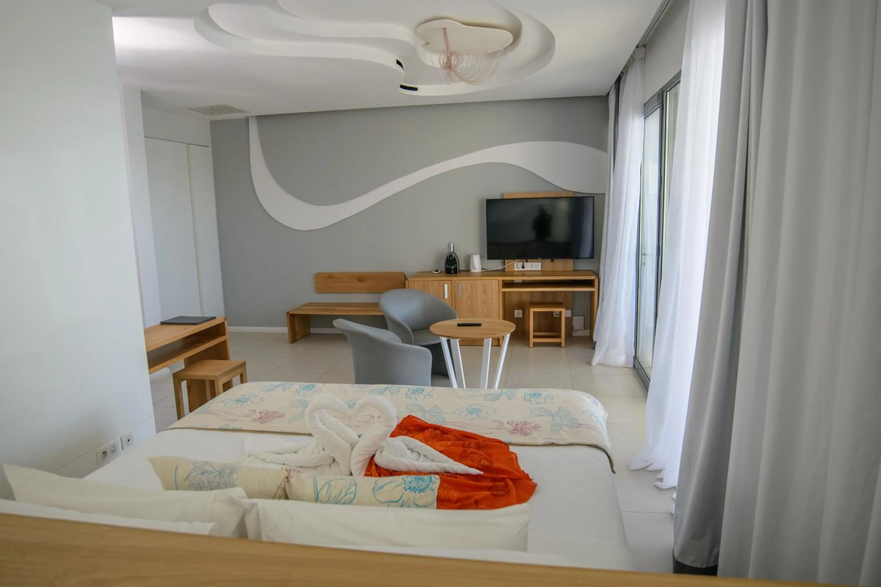 Bed in Baystone Boutique Hotel & Spa