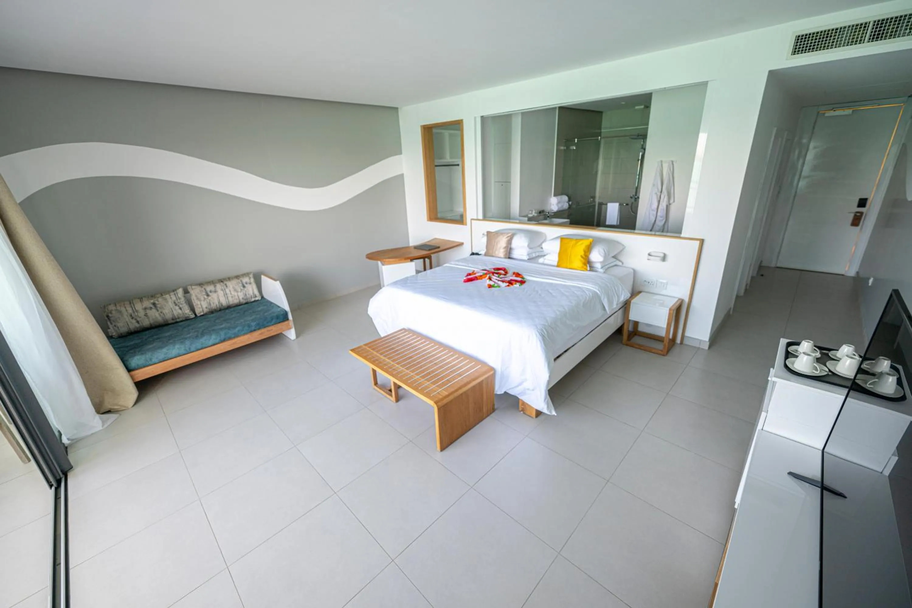 Bed in Baystone Boutique Hotel & Spa