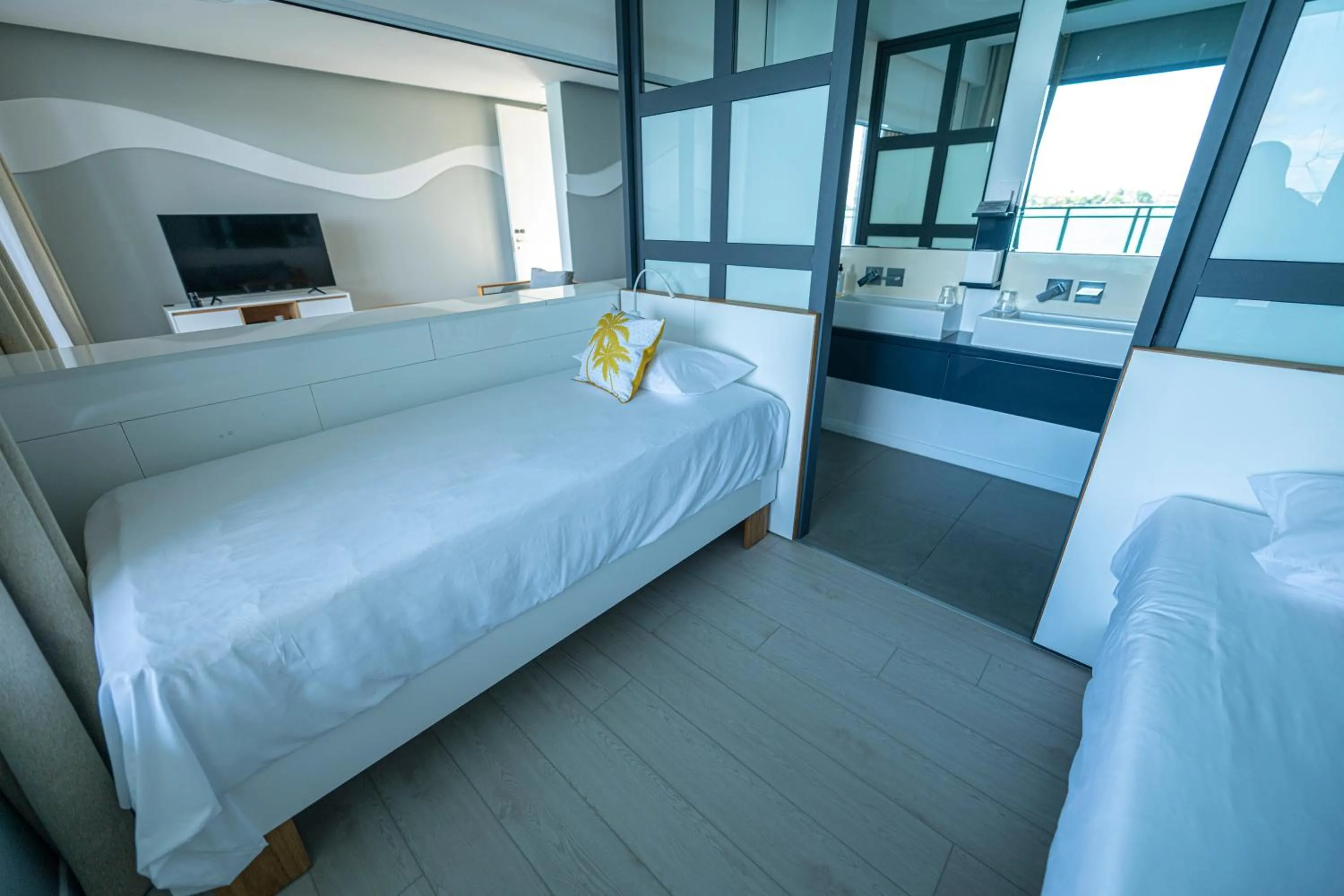 Bed in Baystone Boutique Hotel & Spa