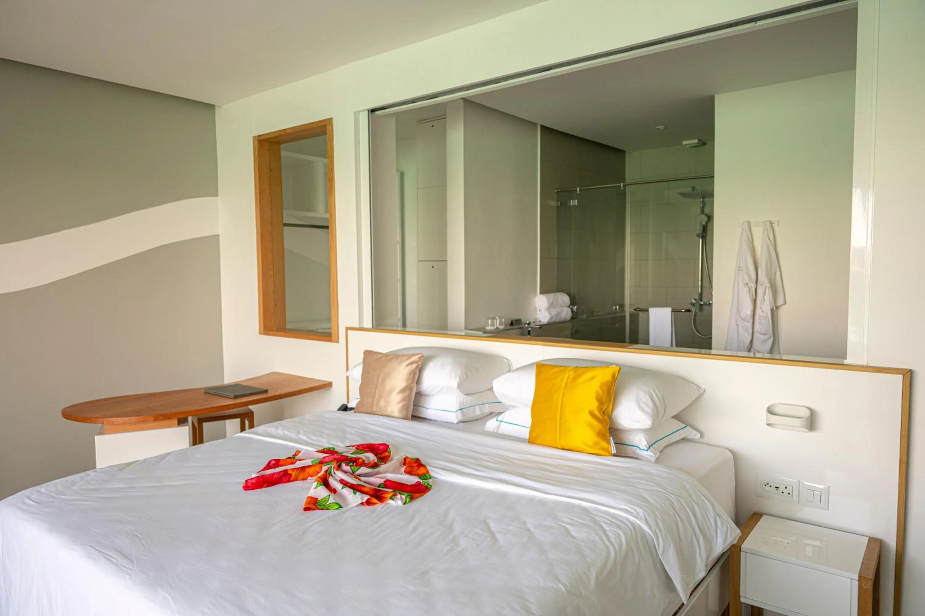 Bed in Baystone Boutique Hotel & Spa