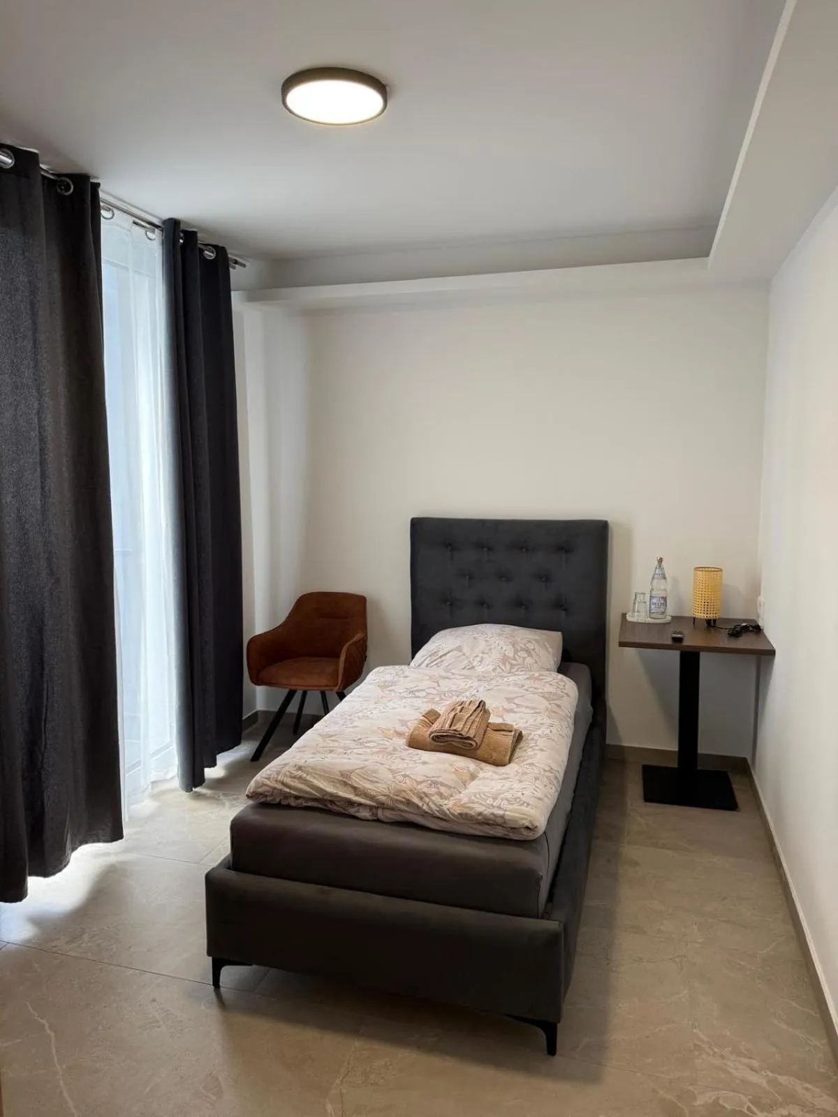 Bed in Hotel Akropolis