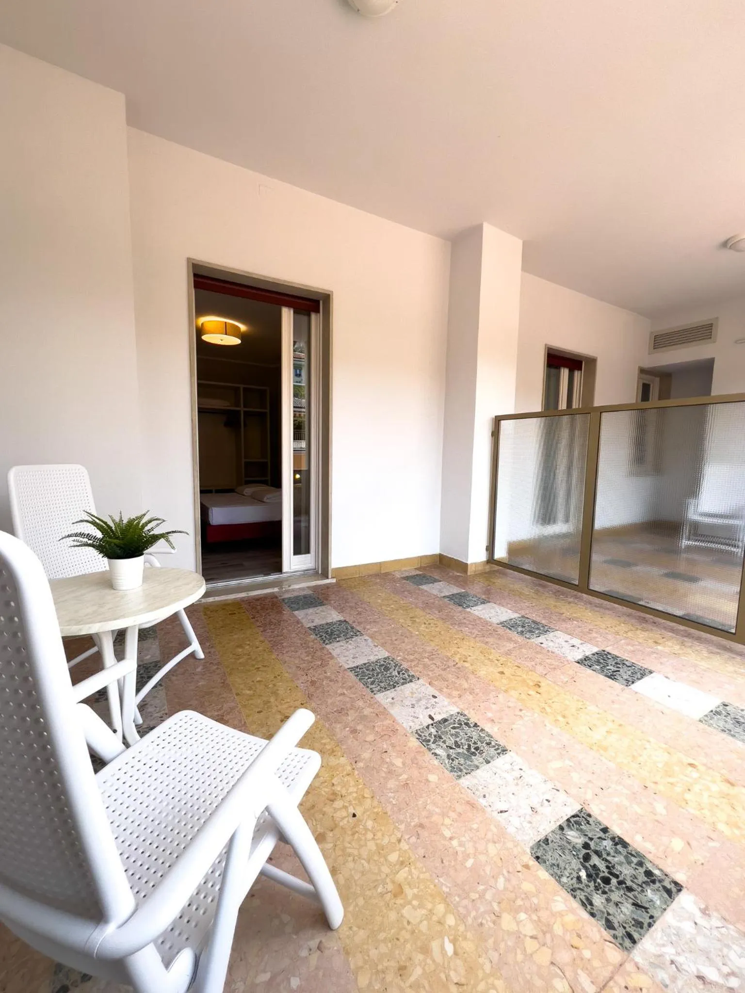 Balcony/Terrace in Hotel Benacus Torri del Benaco