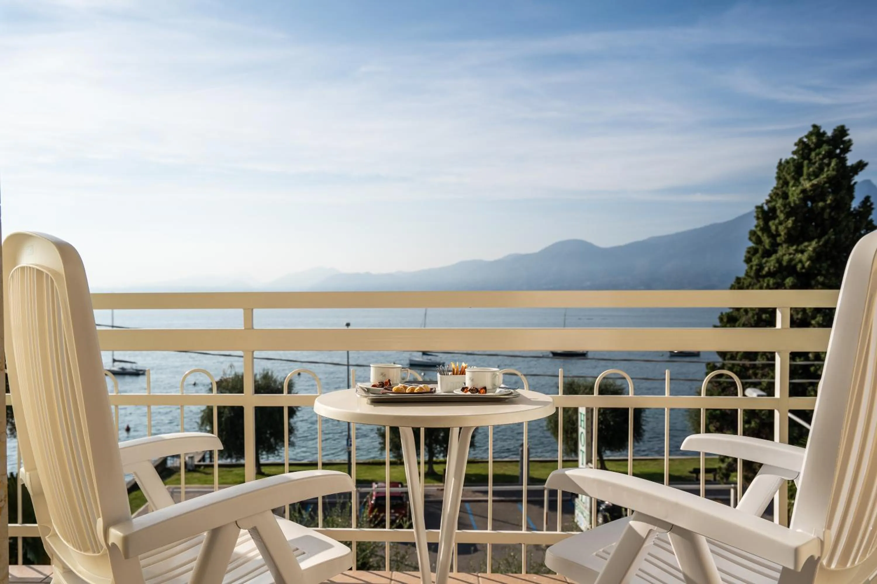 Balcony/Terrace in Hotel Benacus Torri del Benaco