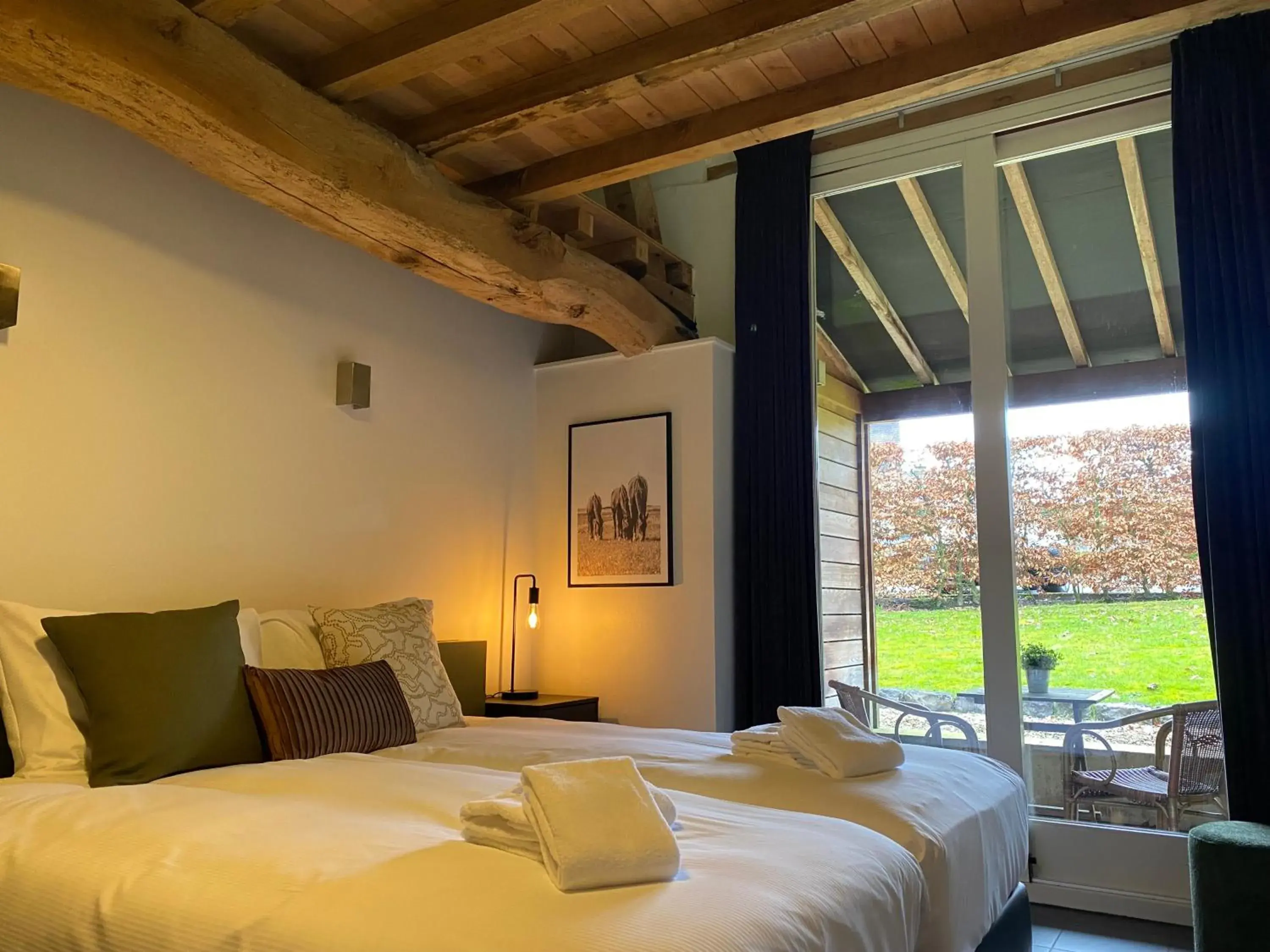 Twin Room with Terrace - single occupancy in Landgoed De Hoogmolen Twin Room with Terrace - single occupancy in Landgoed De Hoogmolen