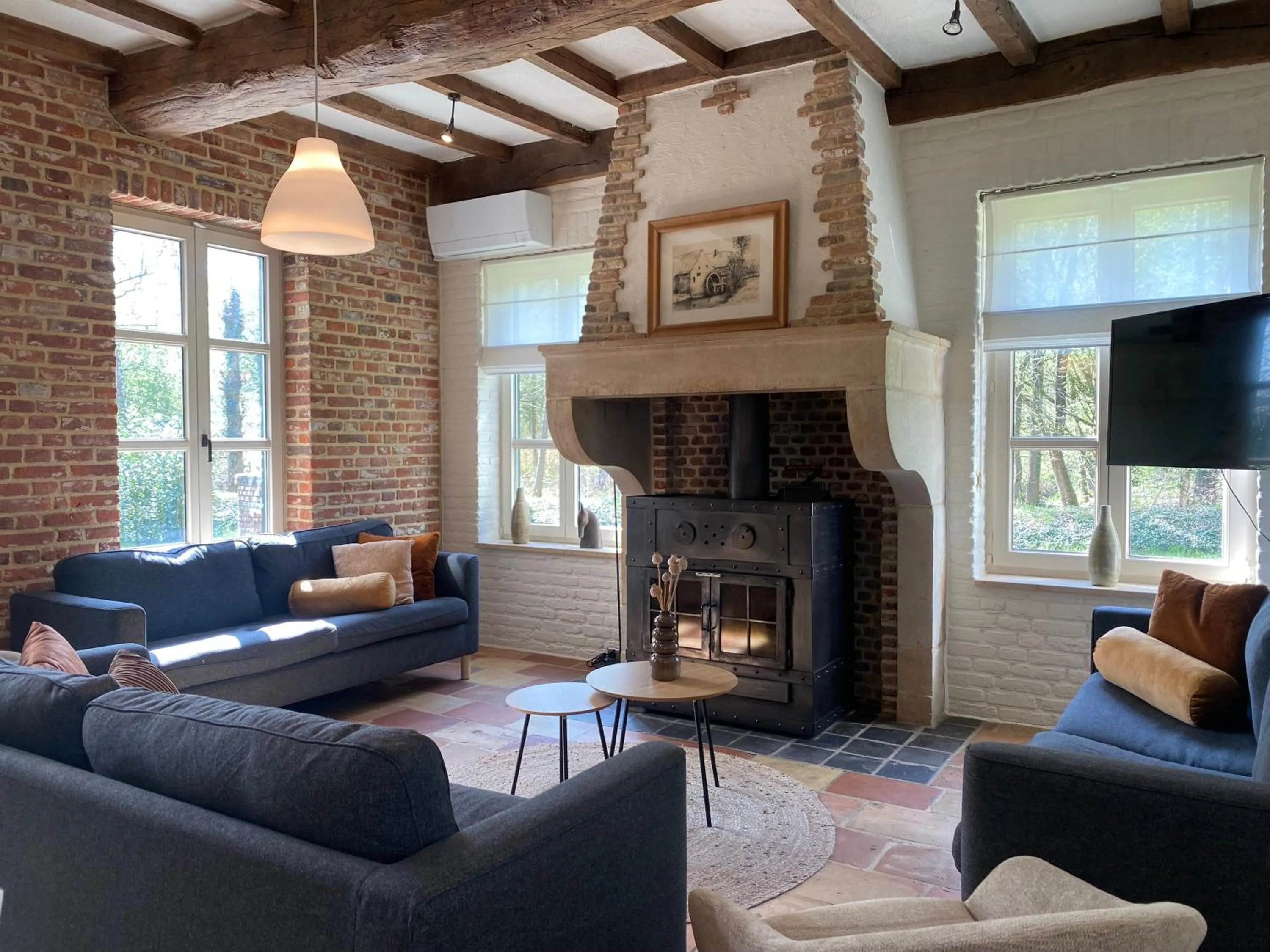 Living room in Landgoed De Hoogmolen