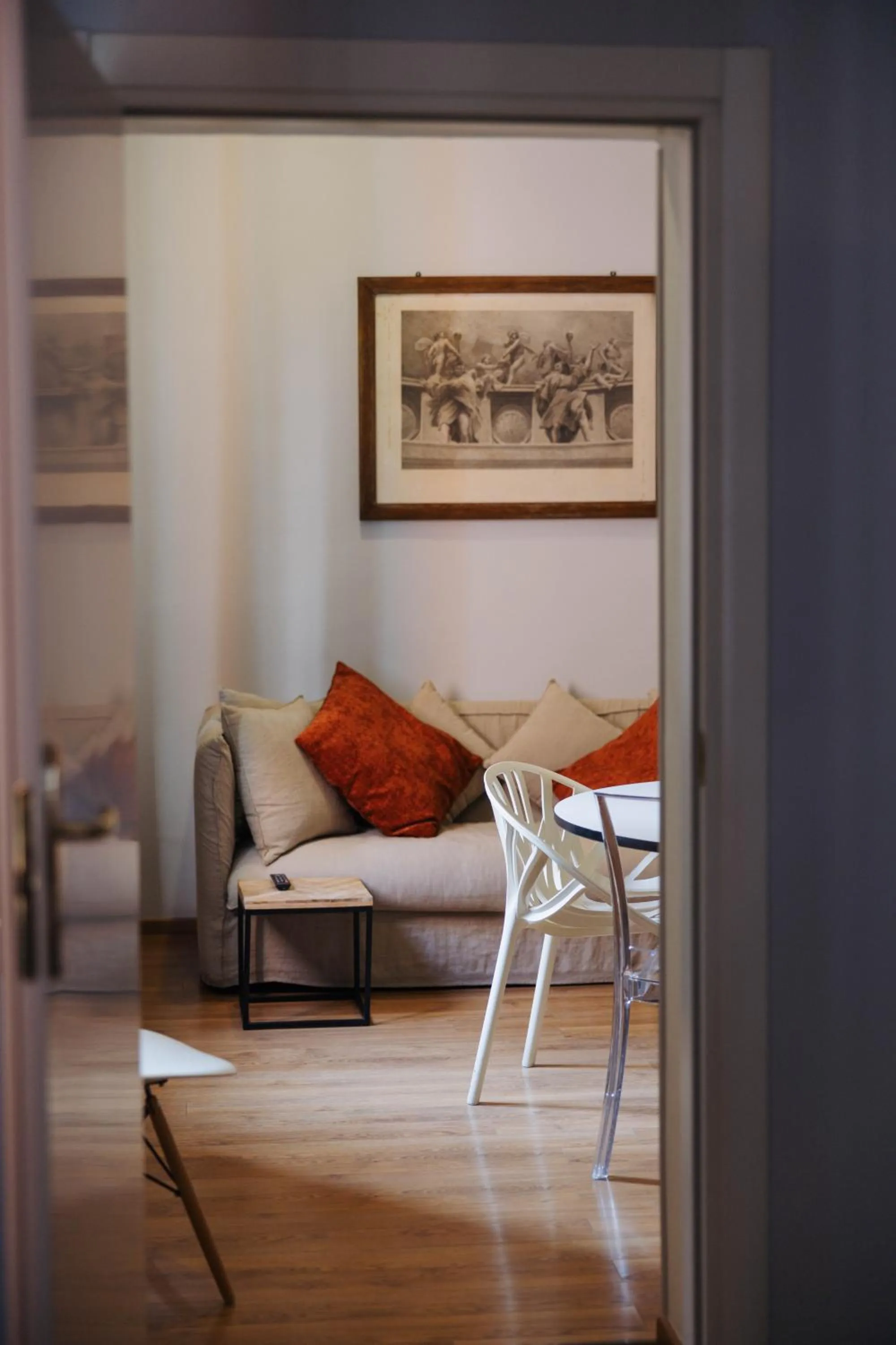 Living room in Palazzo Dalla Rosa Prati