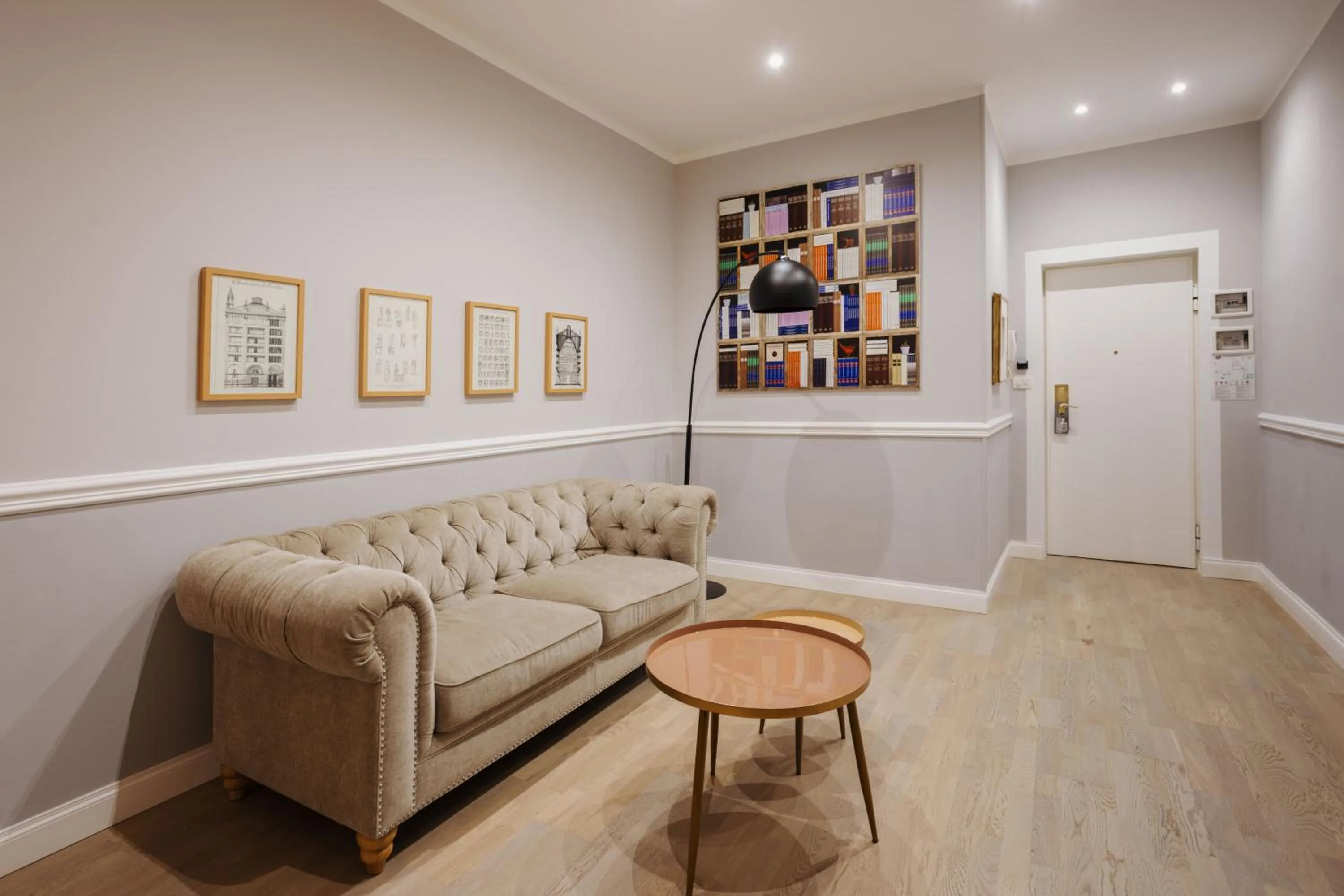 Living room in Palazzo Dalla Rosa Prati