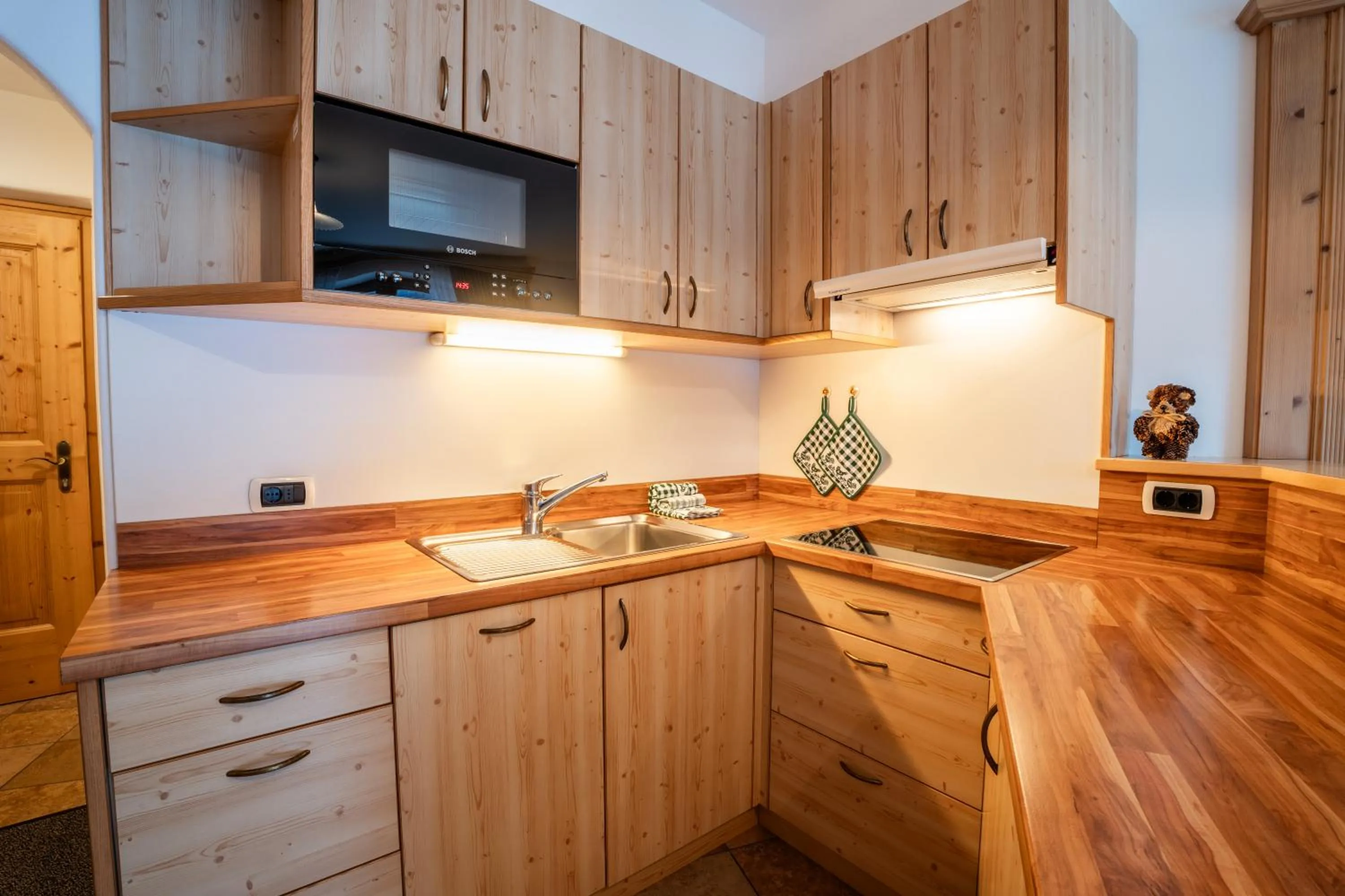 Kitchen or kitchenette in Residence Cesa Ladina