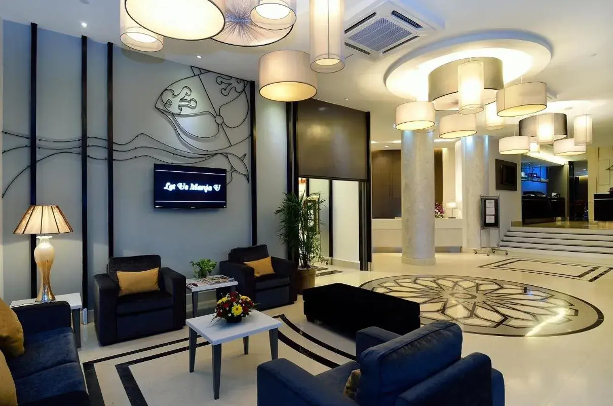 Lobby or reception in Holiday Villa Hotel & Suites Kota Bharu - Wakaf Che Yeh, Night Market Lobby or reception in Holiday Villa Hotel & Suites Kota Bharu - Wakaf Che Yeh, Night Market