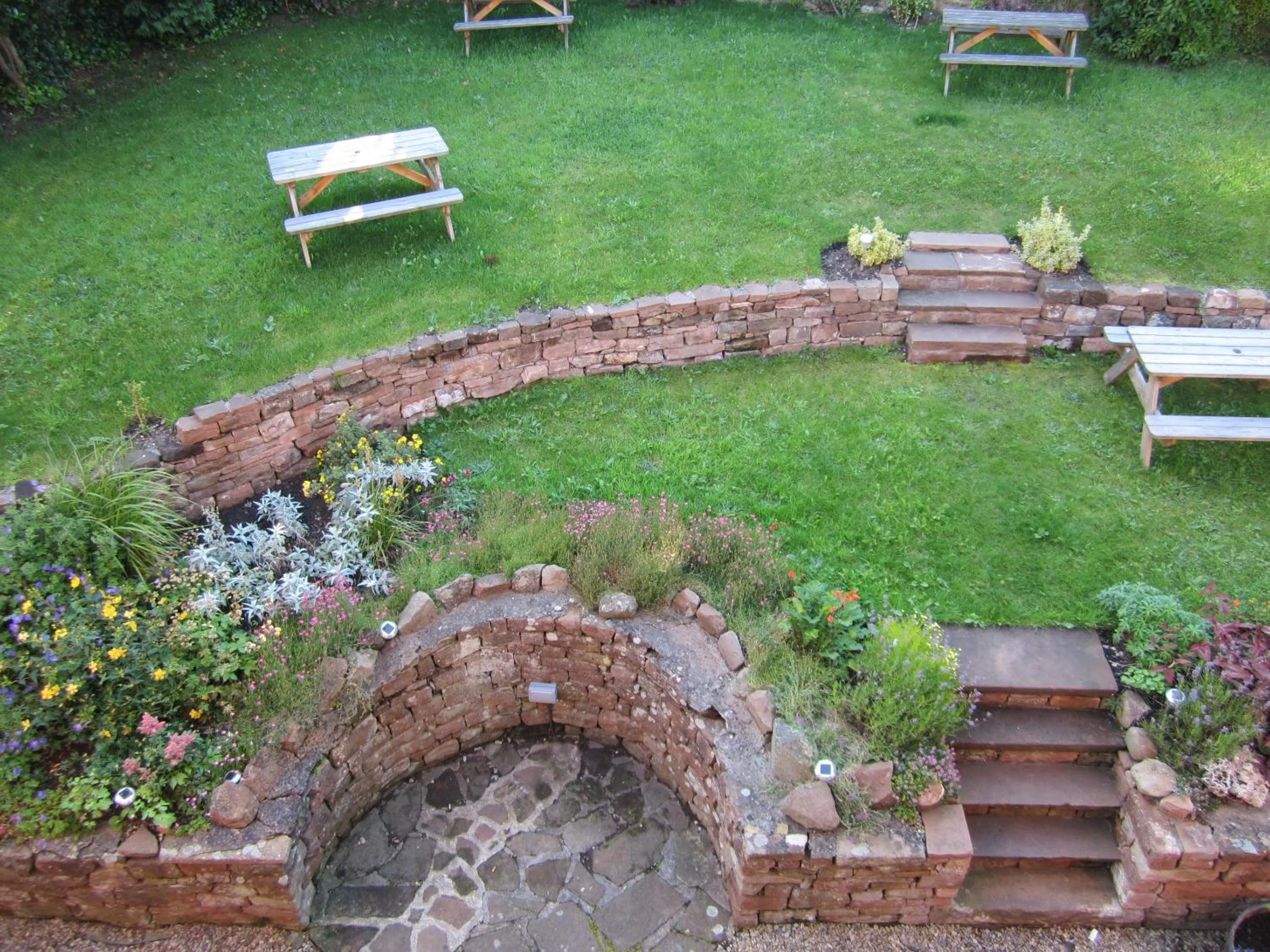 Garden view in The Kings Arms Temple Sowerby