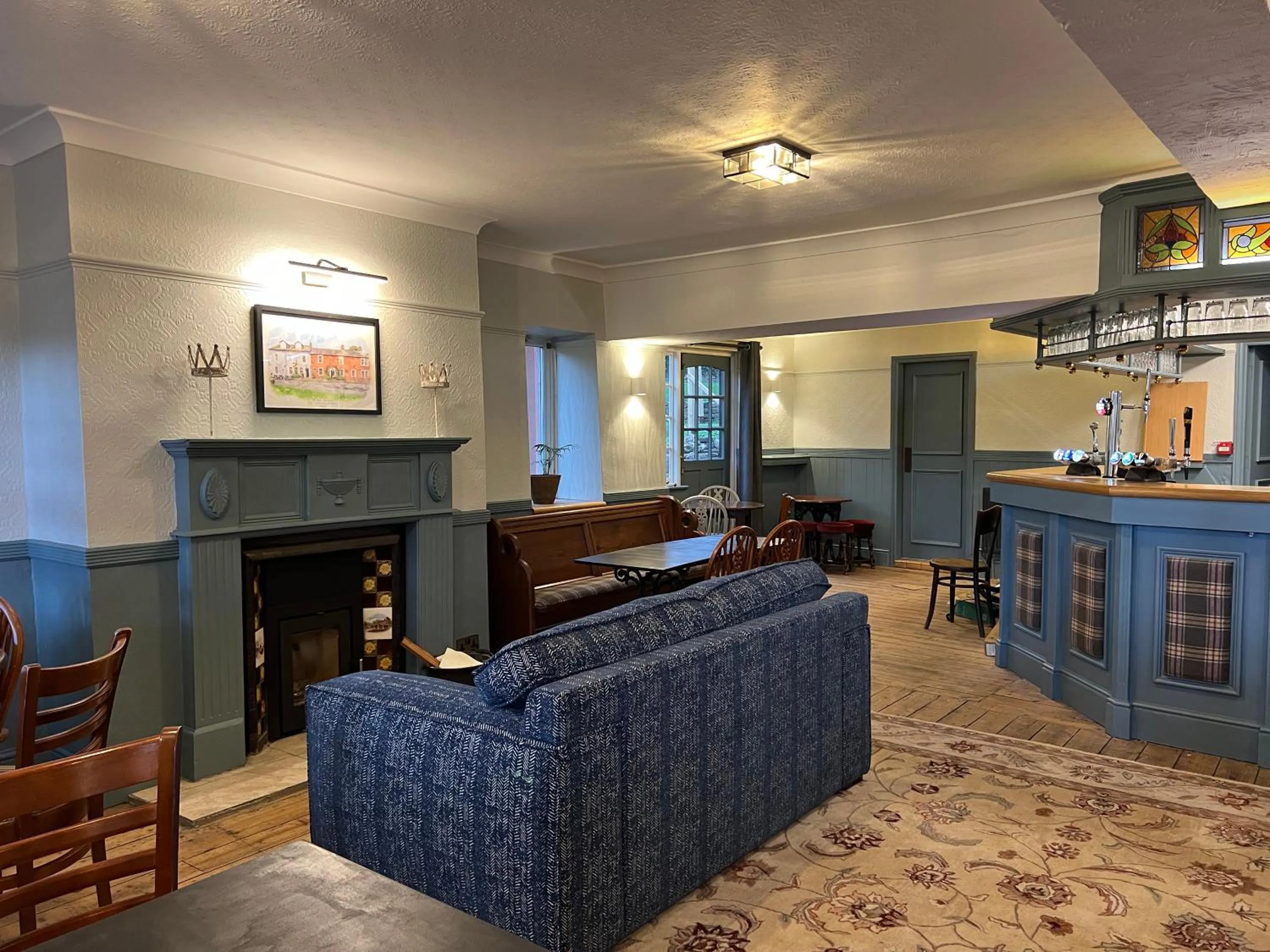 Lounge or bar in The Kings Arms Temple Sowerby