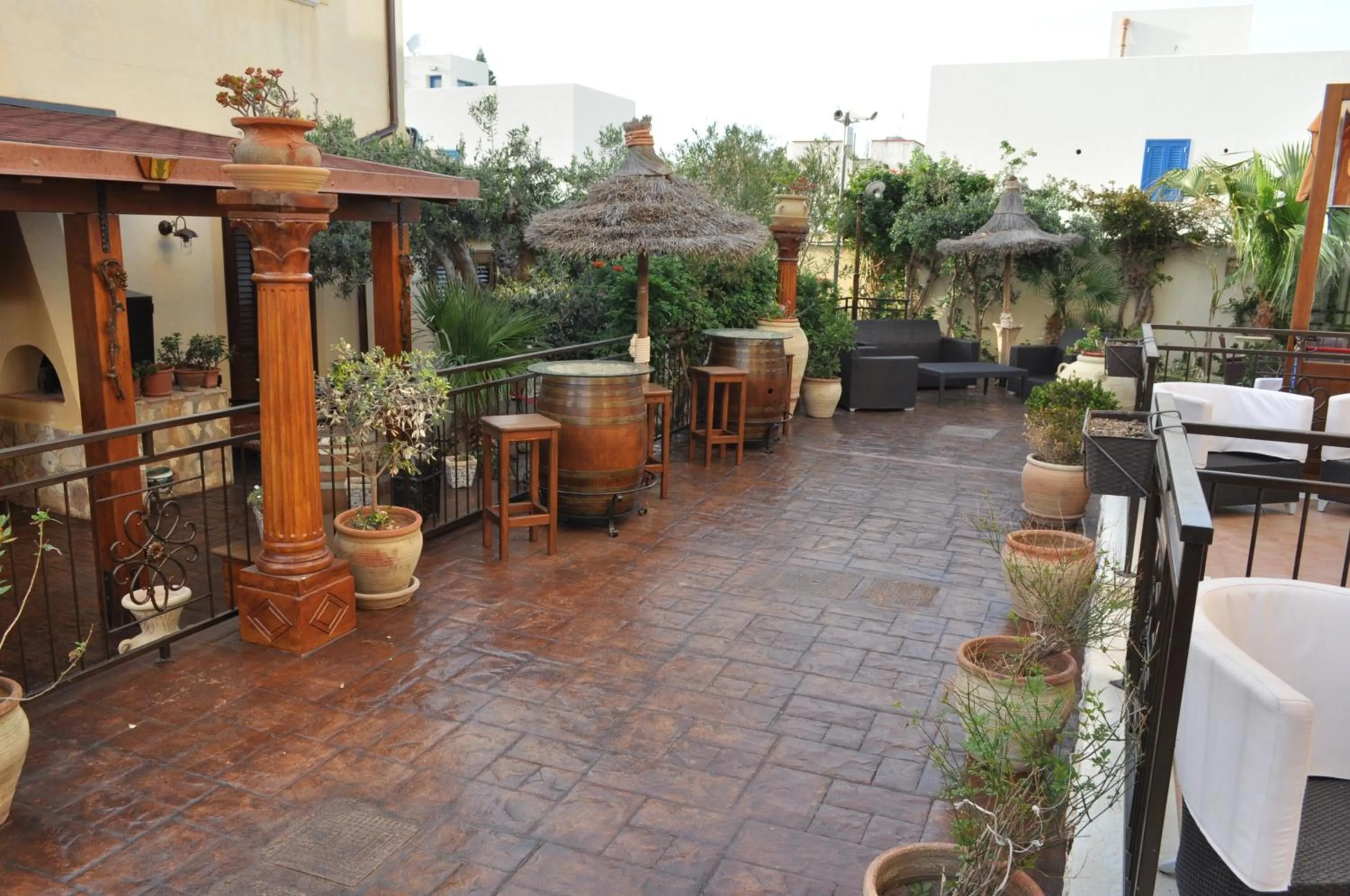 Patio in Krimar Hotel