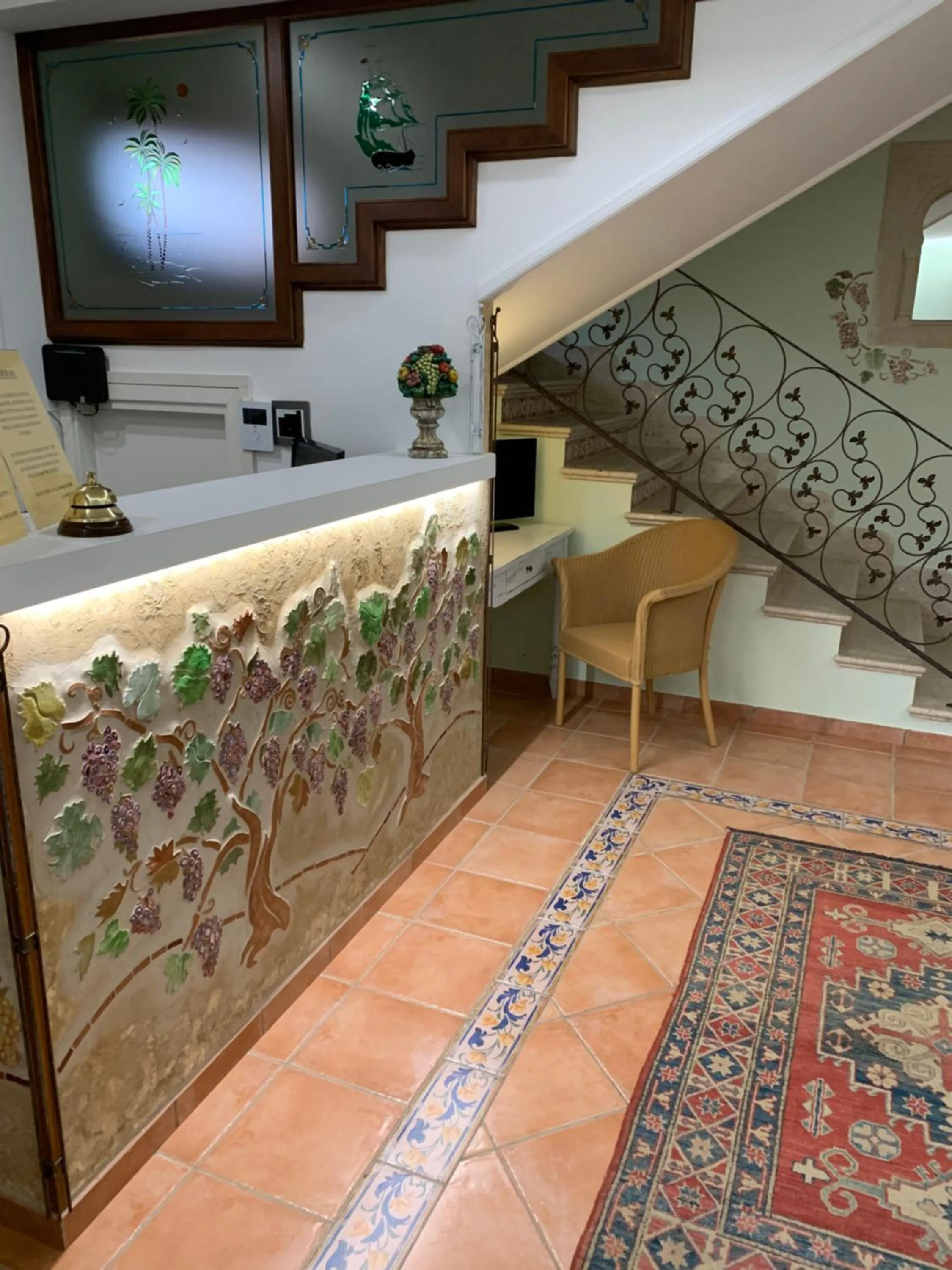 Lobby or reception in Krimar Hotel