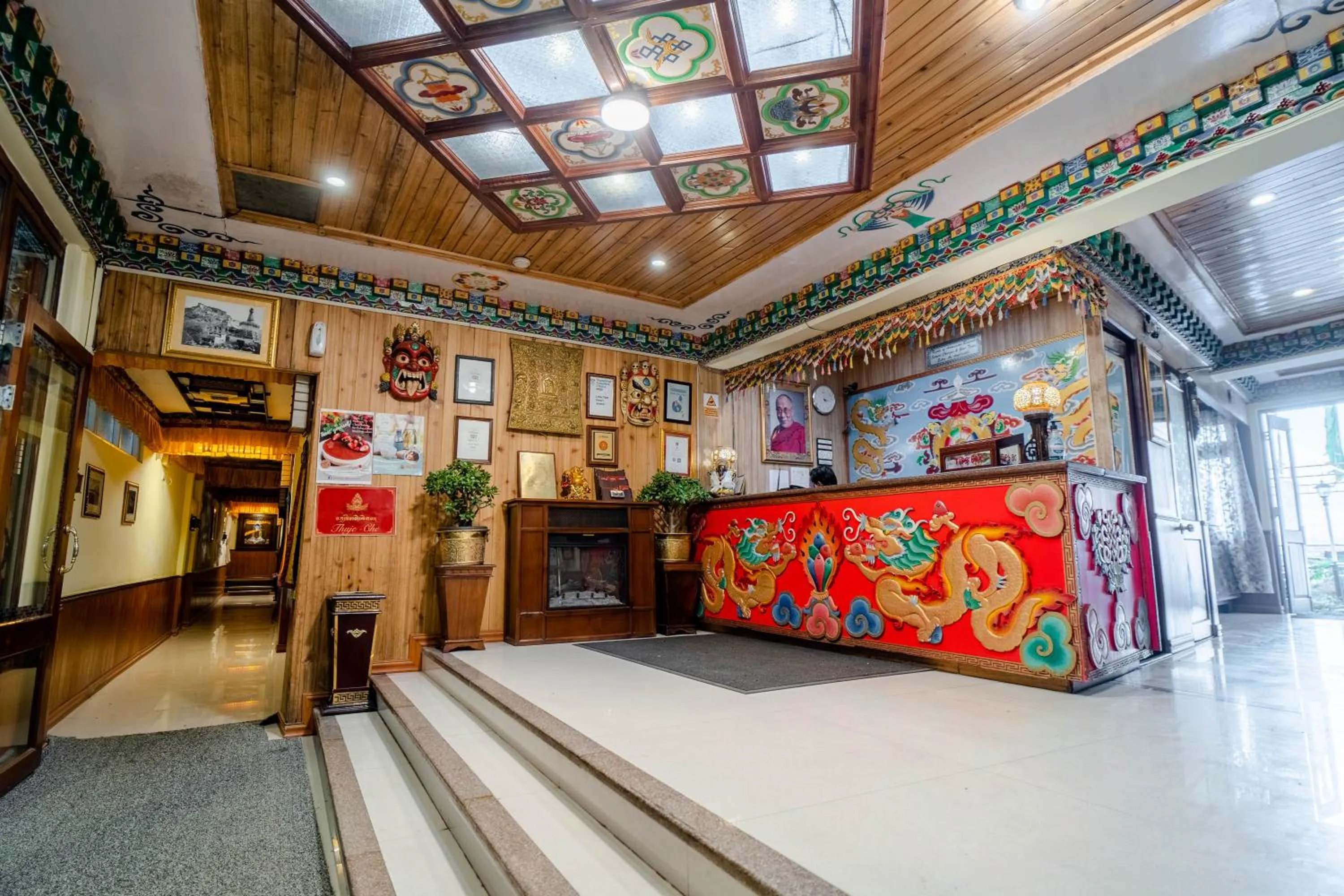 Lobby or reception in Little Tibet Resort Mall Road