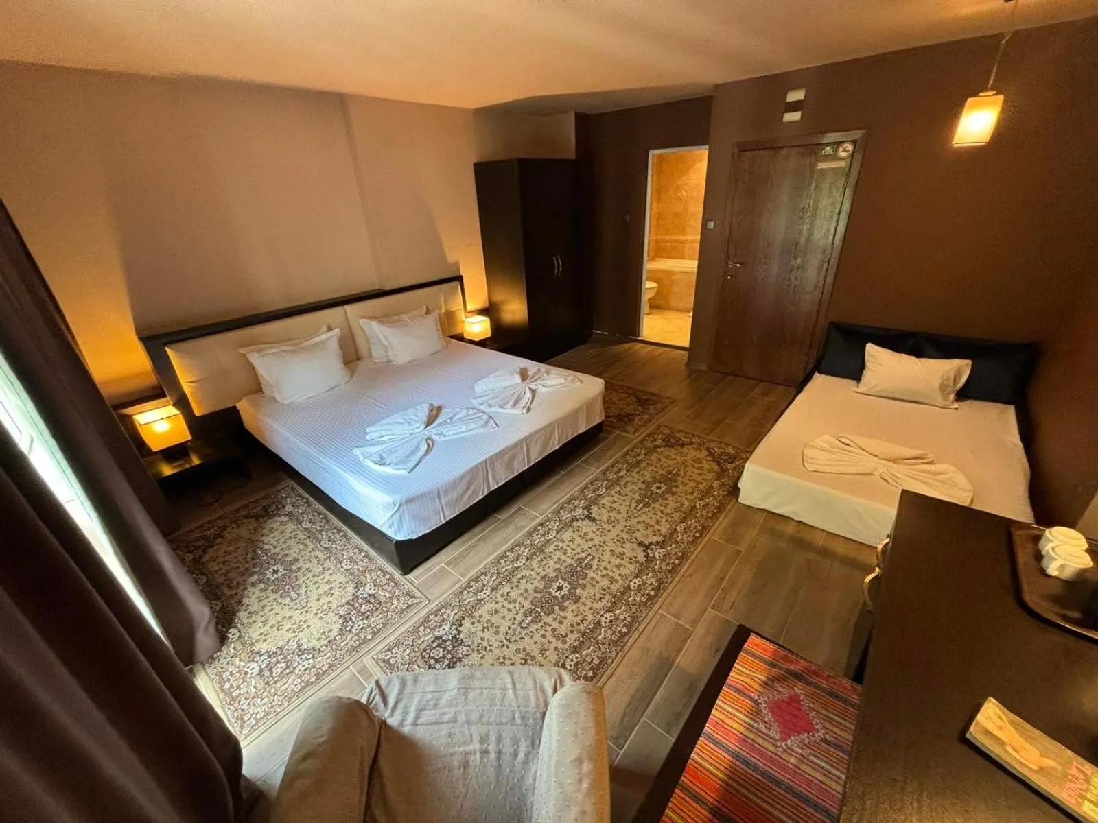 Bed in Family Hotel Vaso