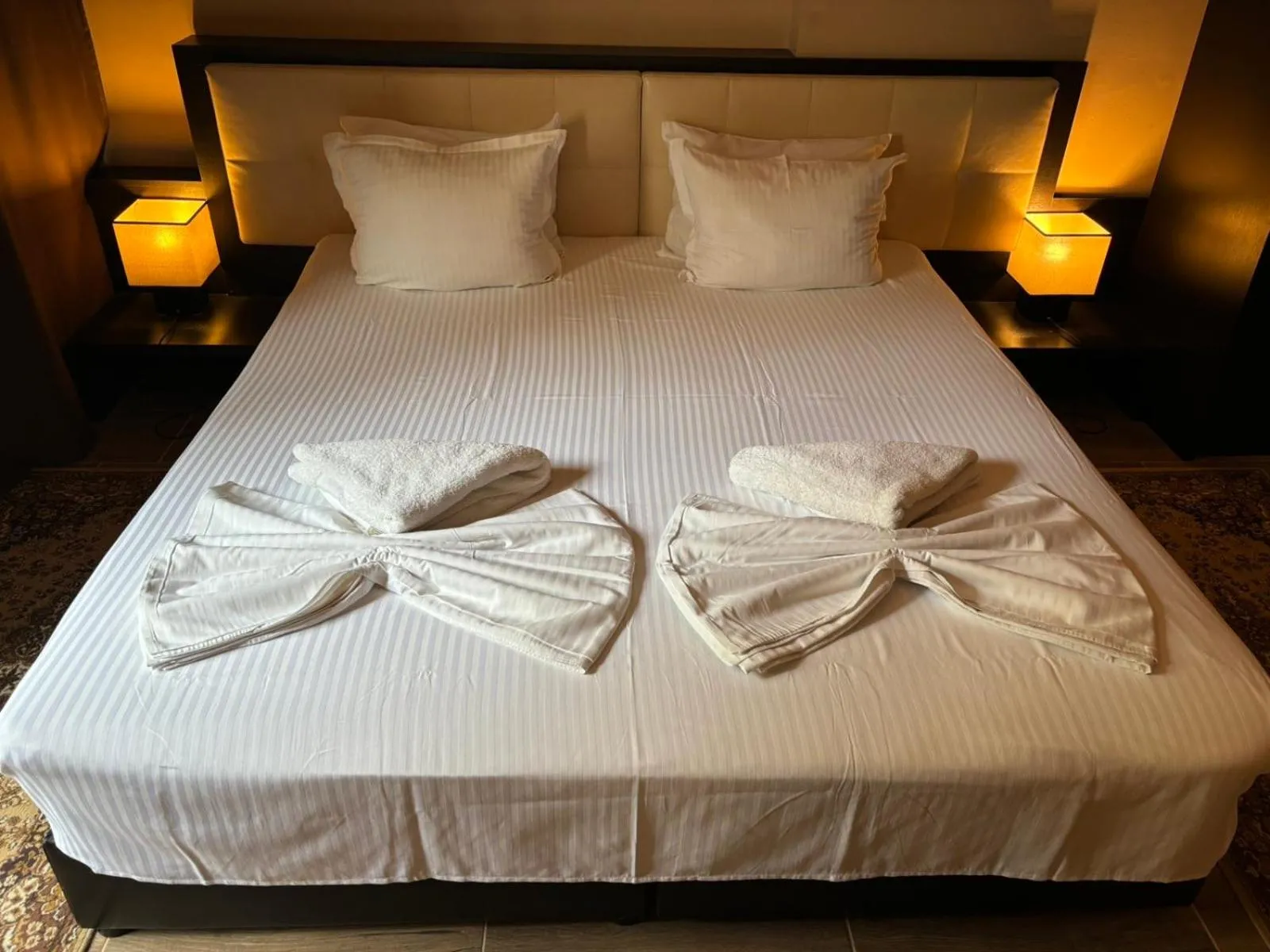 Bed in Family Hotel Vaso