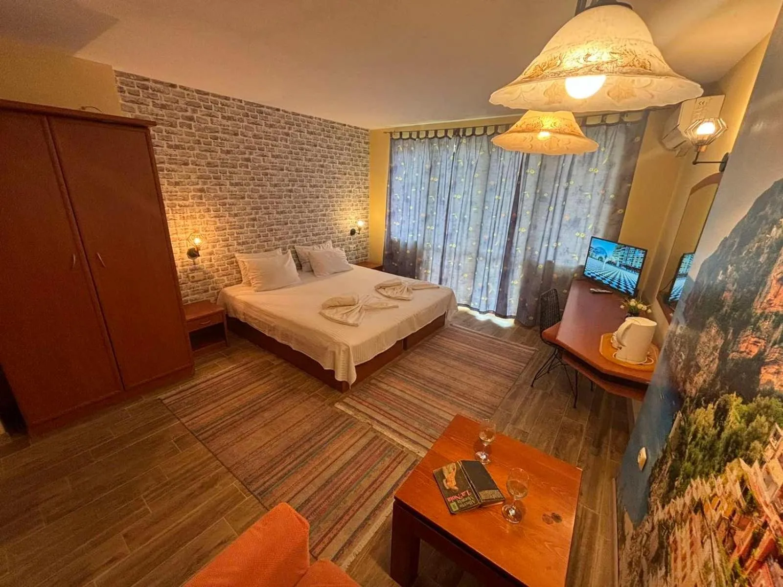 Bed in Family Hotel Vaso